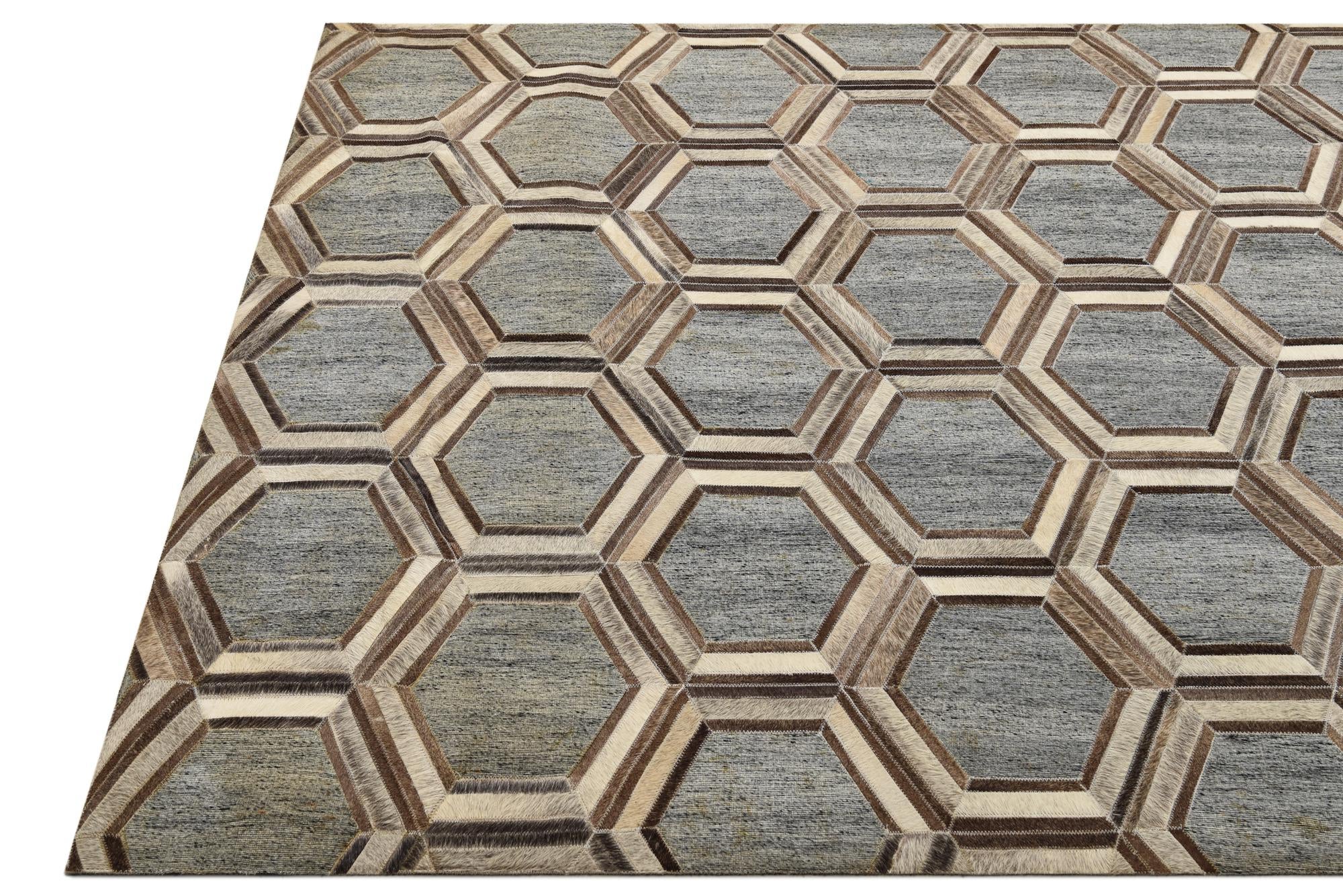 5' x 8' 1 Cowhide Rug