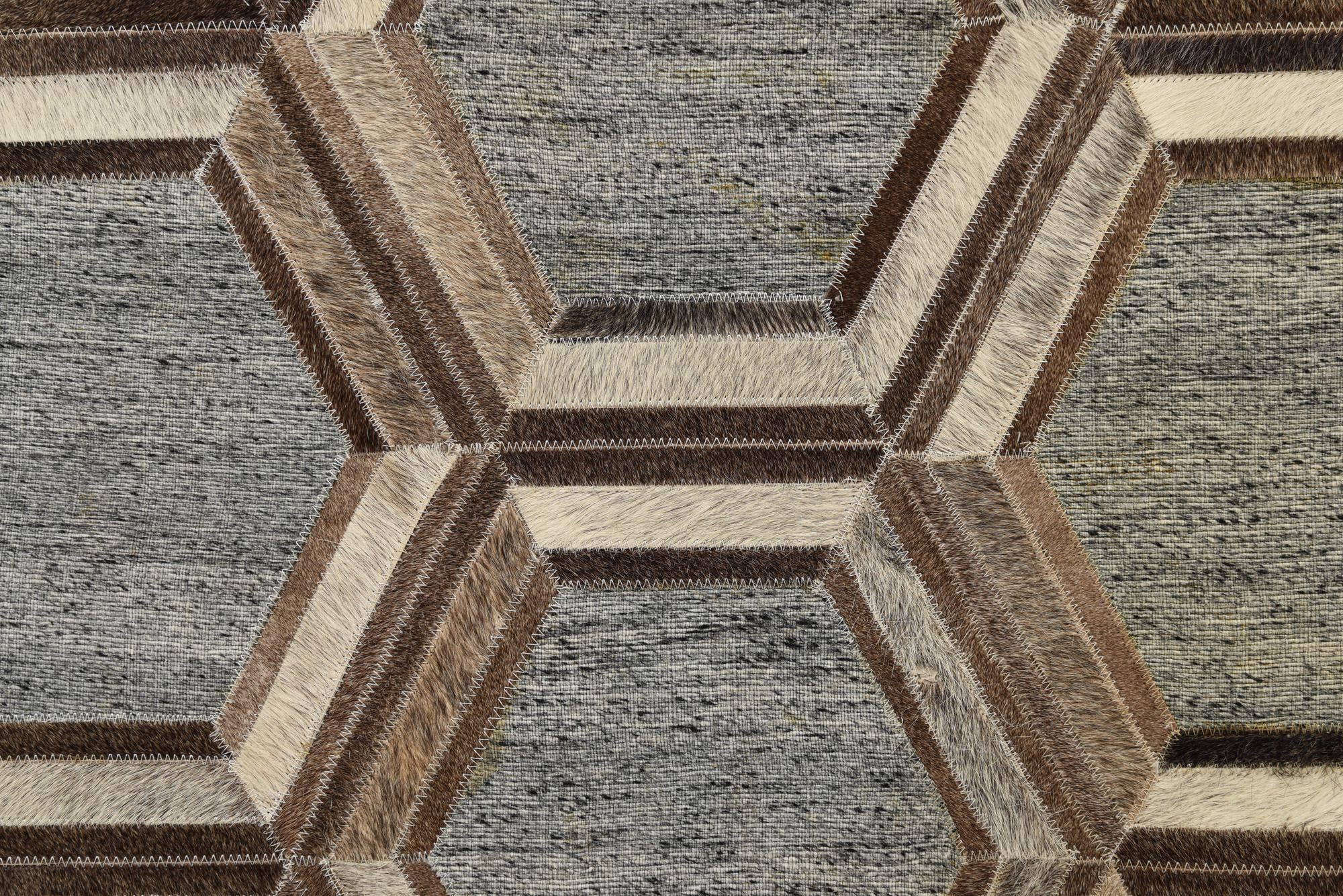 5' x 8' 1 Cowhide Rug