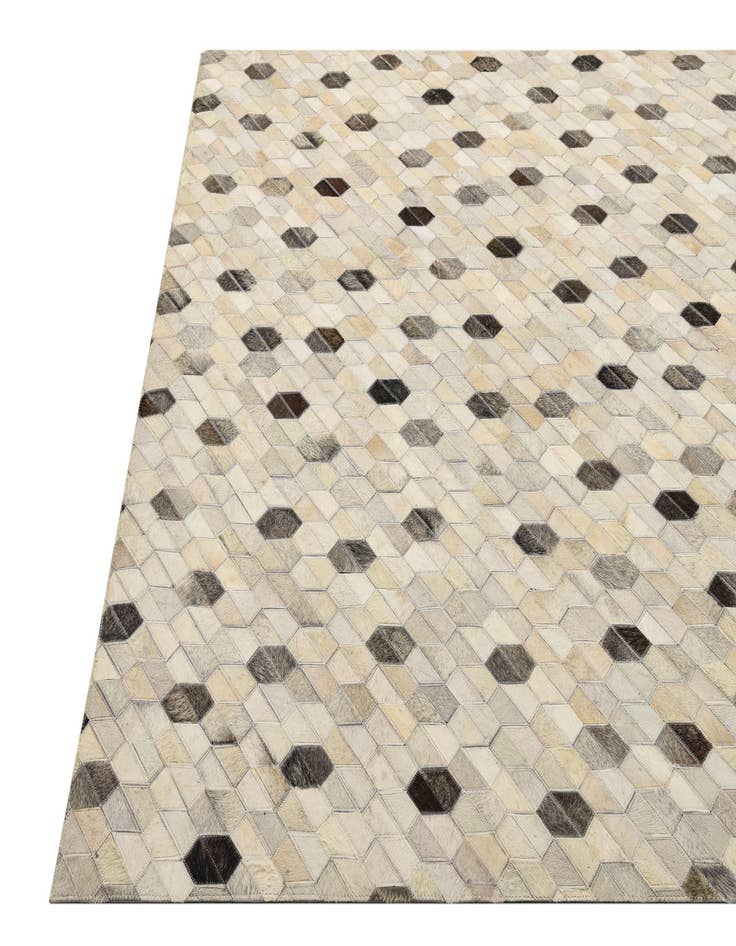 Detail image of 5' 2 x 7' 8 Cowhide Rug