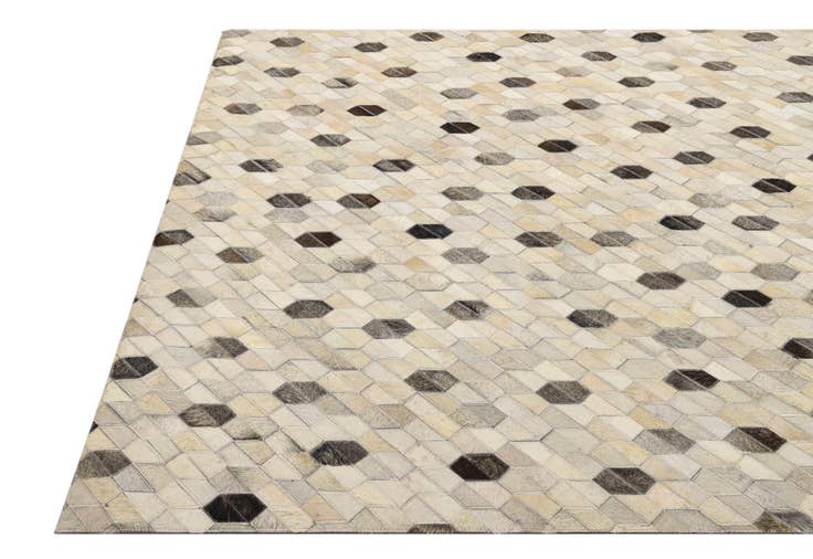 Detail image of 5' 2 x 7' 8 Cowhide Rug