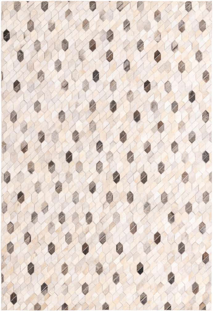5' 2 x 7' 8 Cowhide Rug