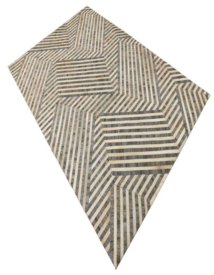 Detail image of 5' x 7' 9 Cowhide Rug