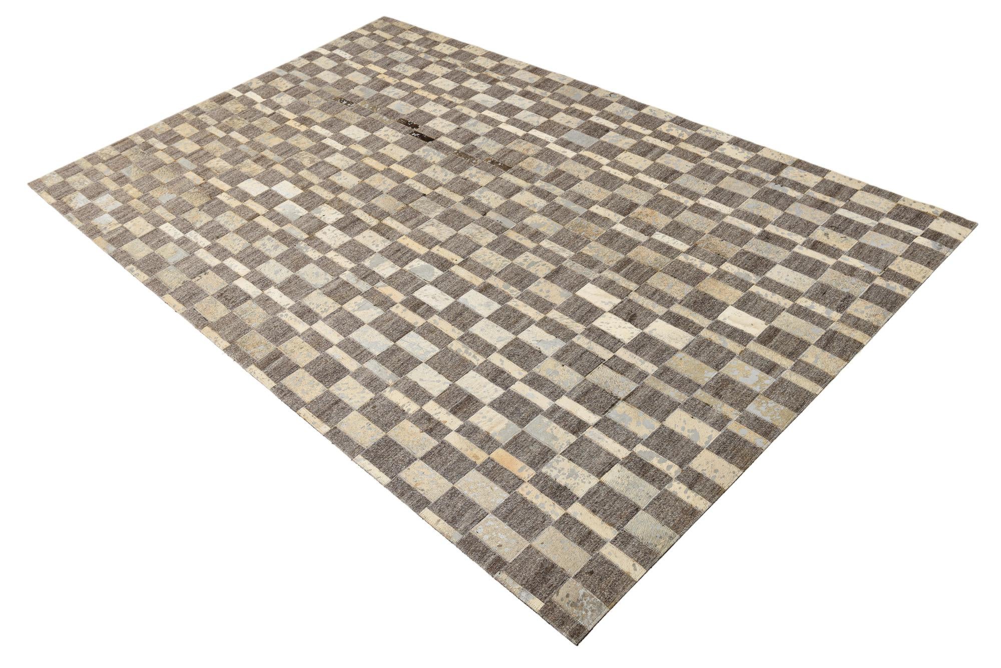 5' x 7' 10 Cowhide Rug