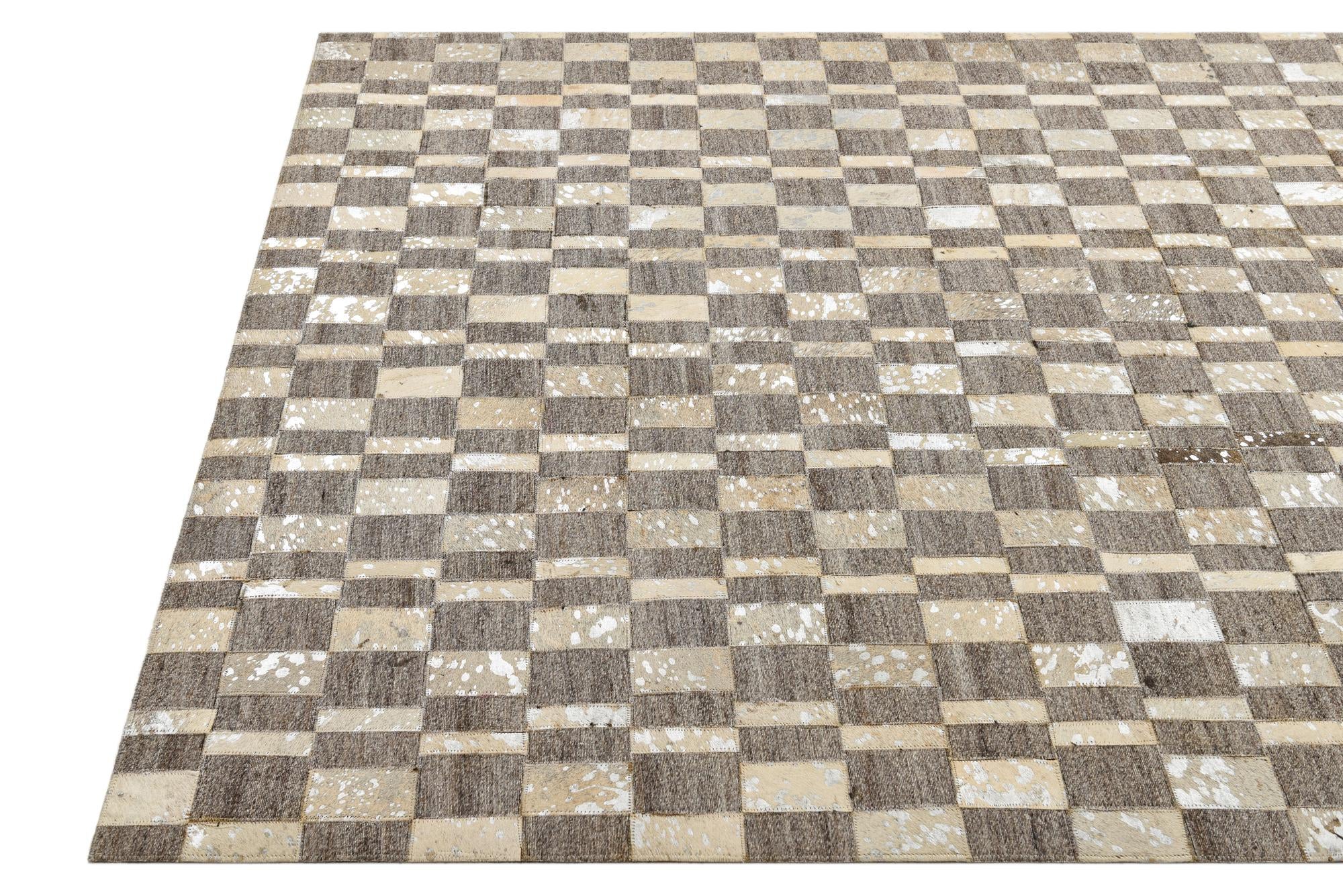 5' x 7' 10 Cowhide Rug