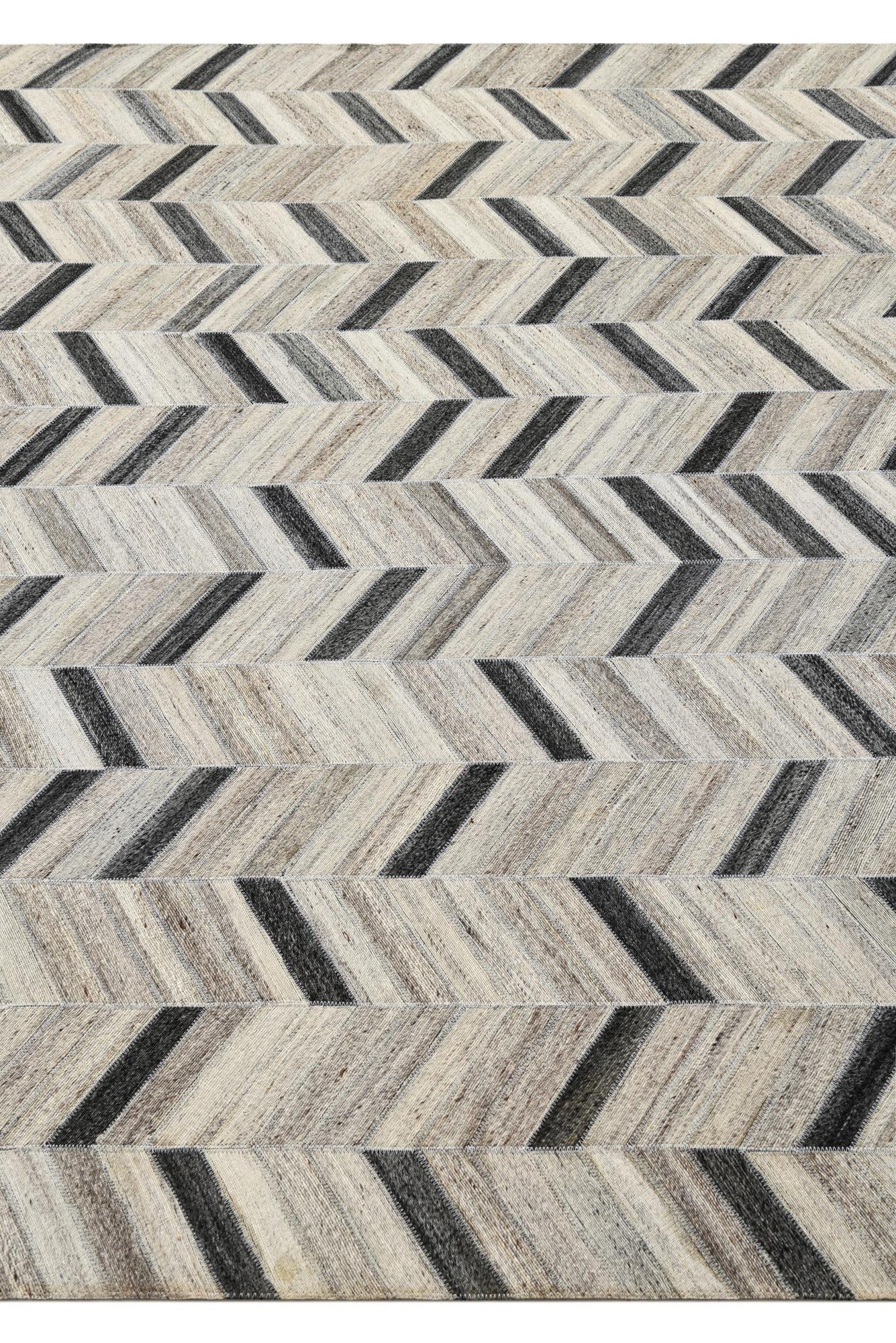 5' 4 x 8' 1 Cowhide Rug