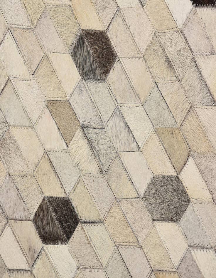 Detail image of 5' 4 x 7' 7 Cowhide Rug