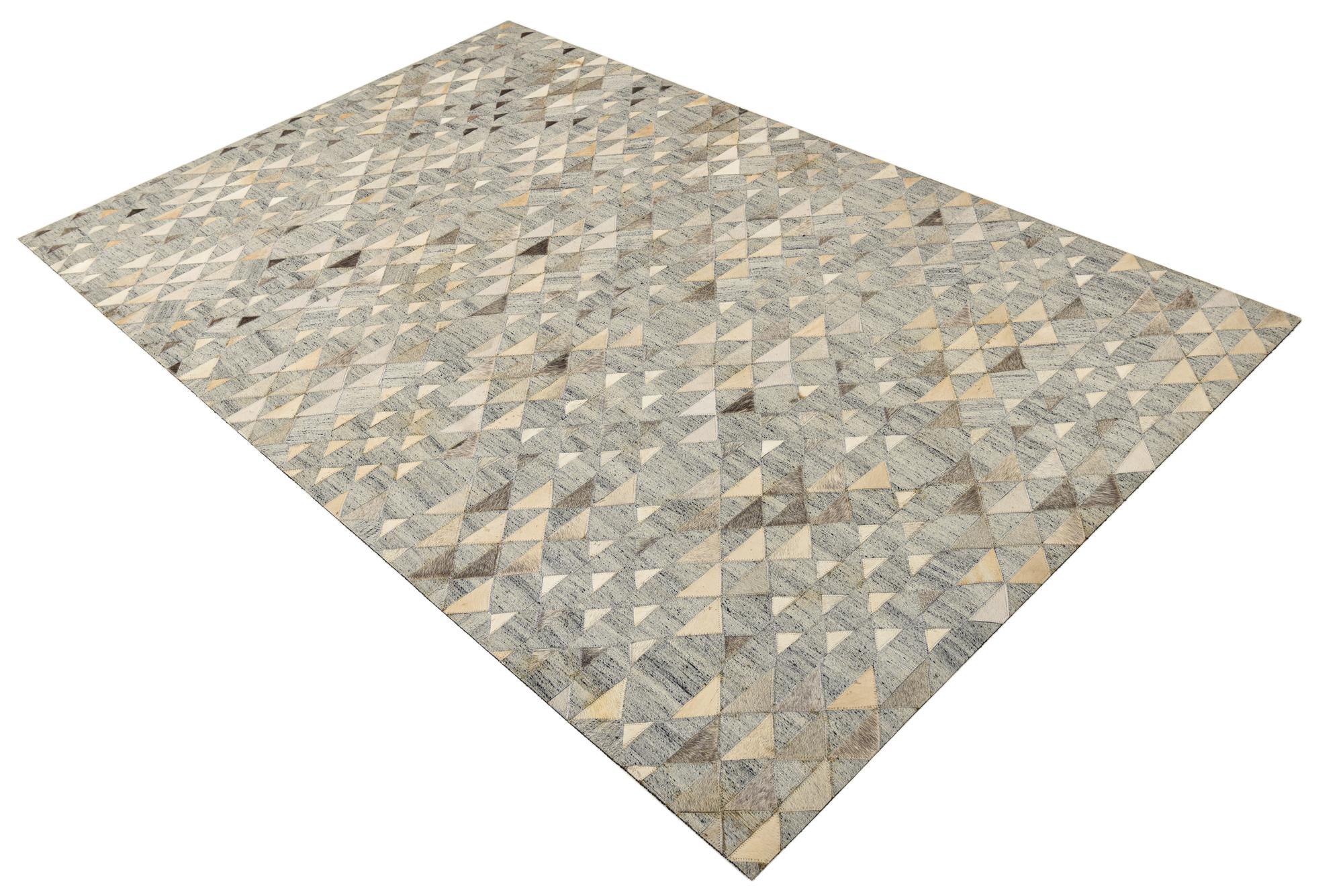 5' x 7' 9 Cowhide Rug