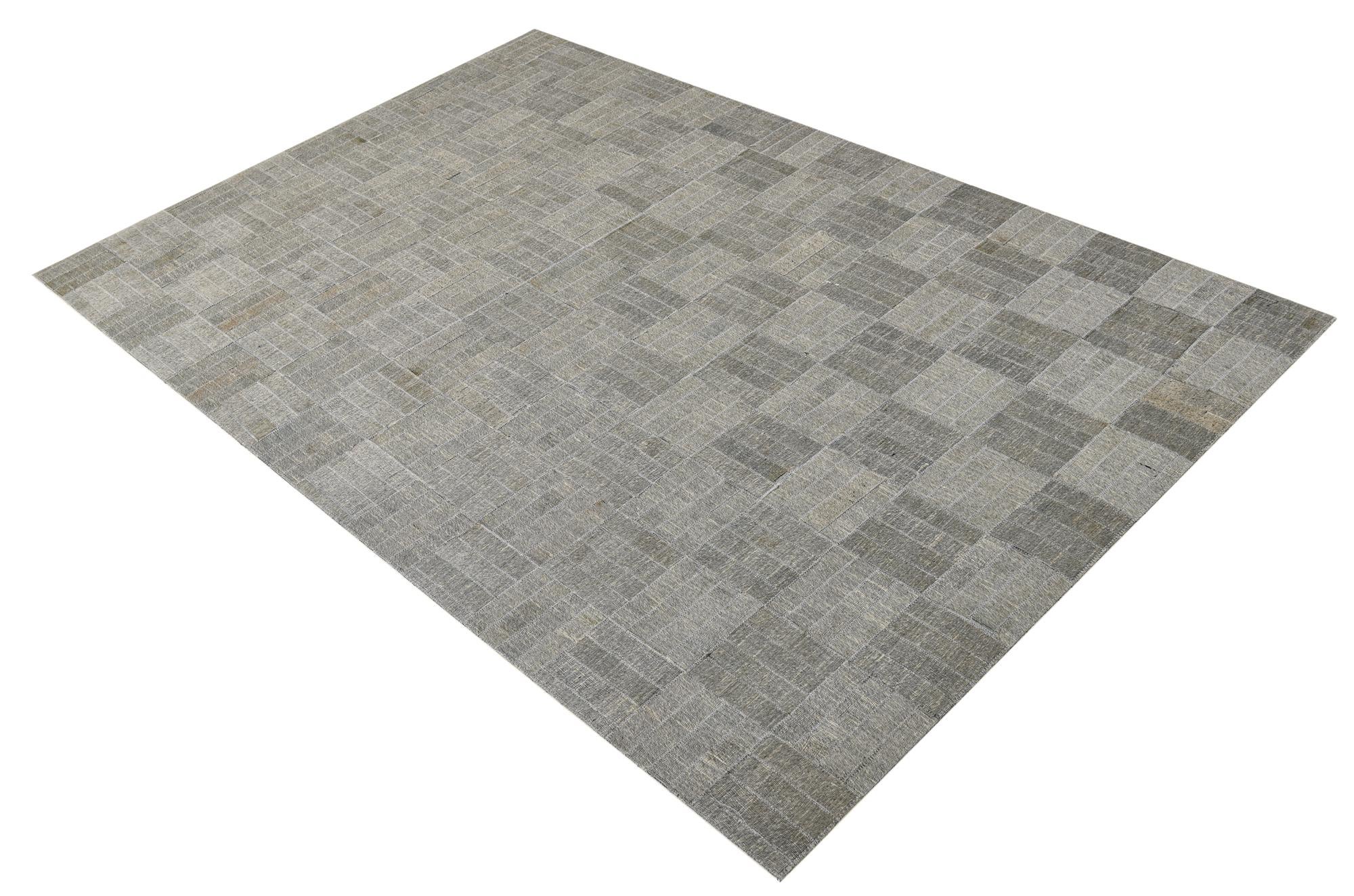 4' 2 x 6' 5 Cowhide Rug