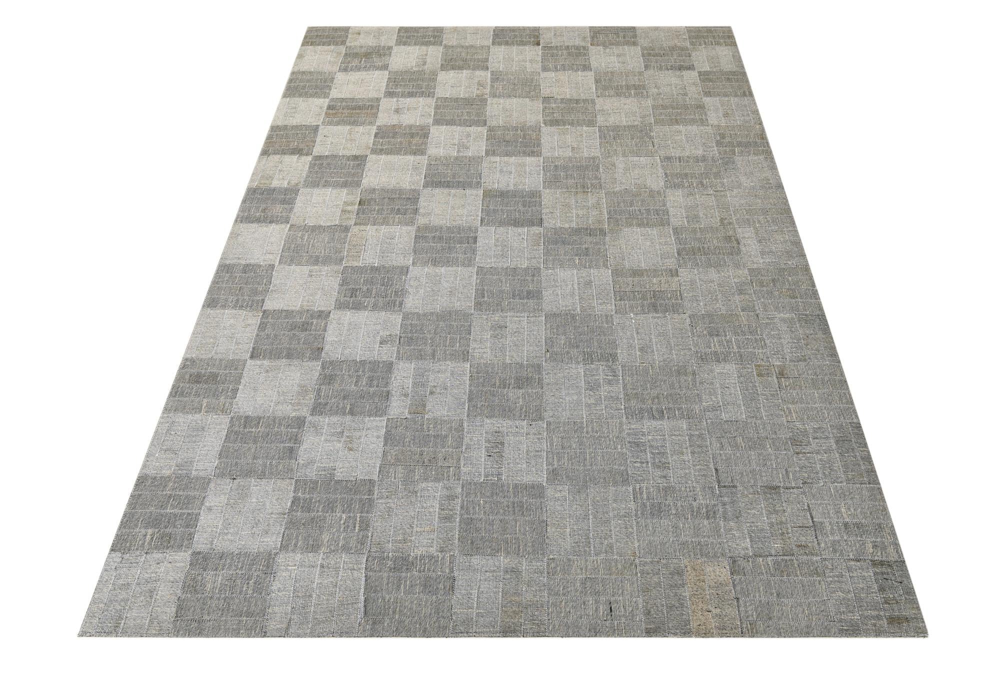 4' 2 x 6' 5 Cowhide Rug