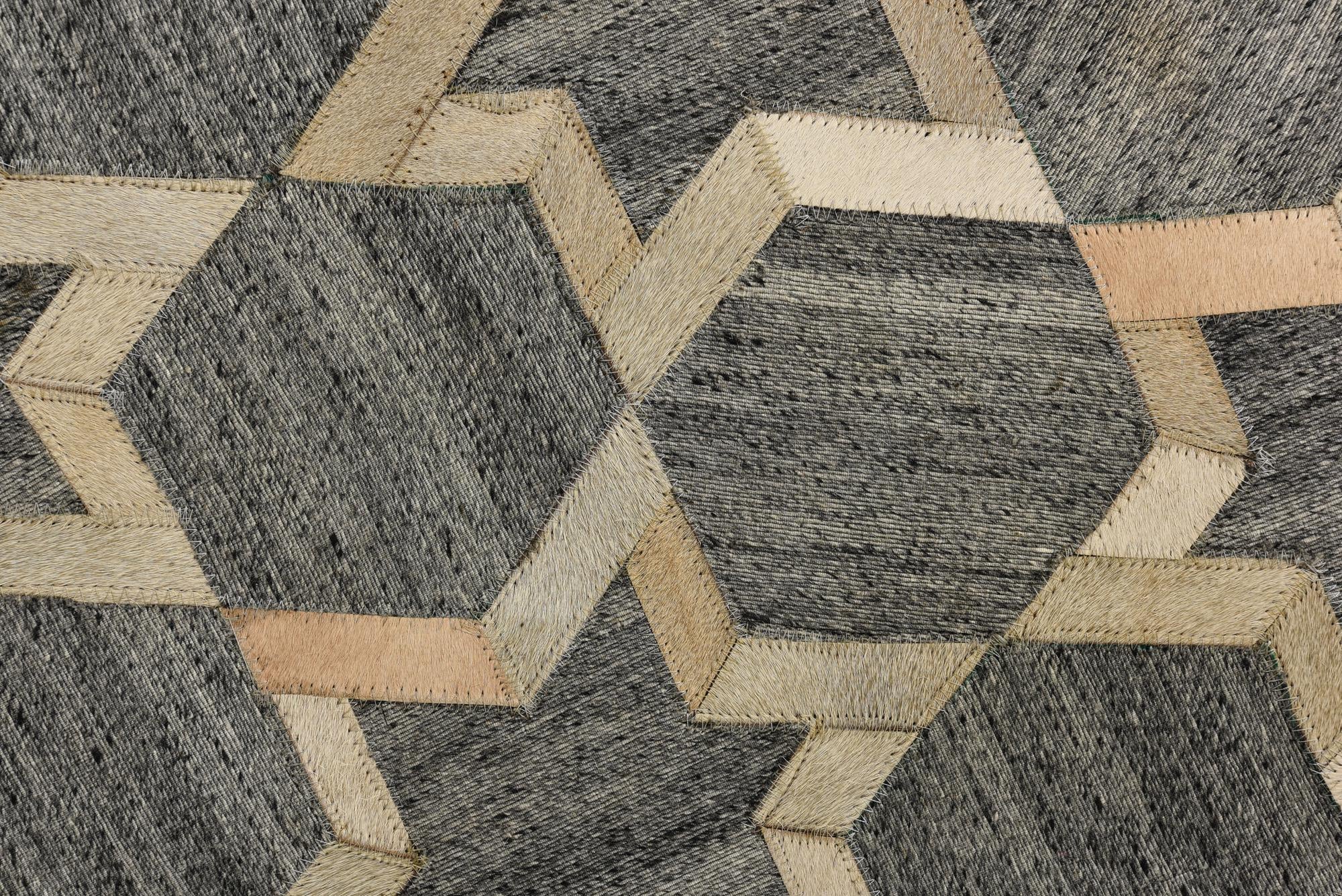 5' x 7' 9 Cowhide Rug