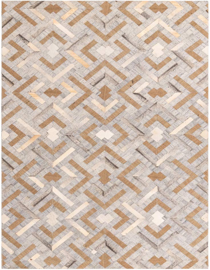 Detail image of 4' 10 x 7' 9 Cowhide Rug