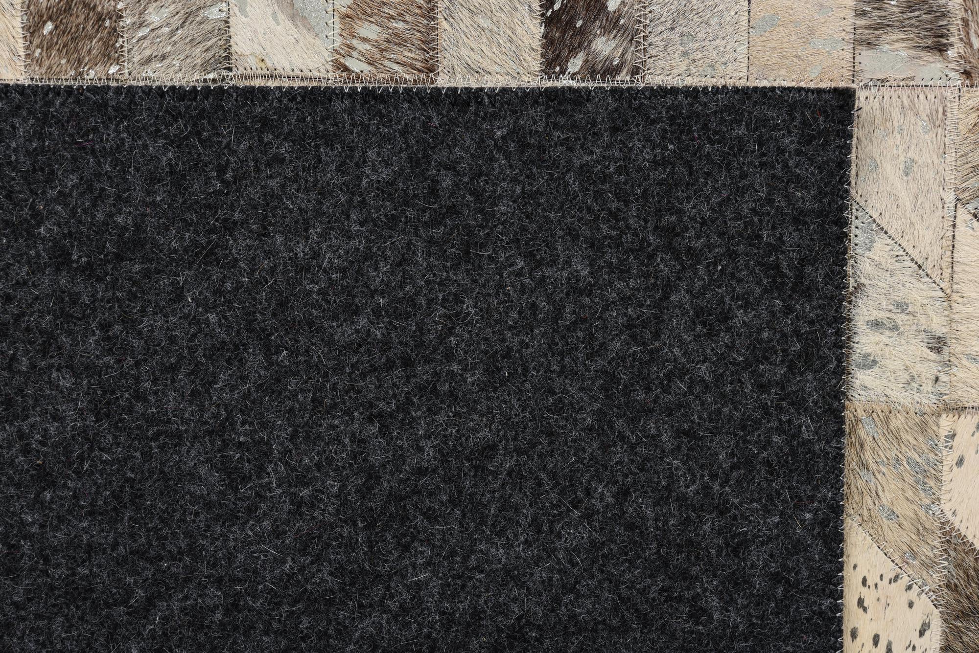4' 8 x 6' 7 Cowhide Rug