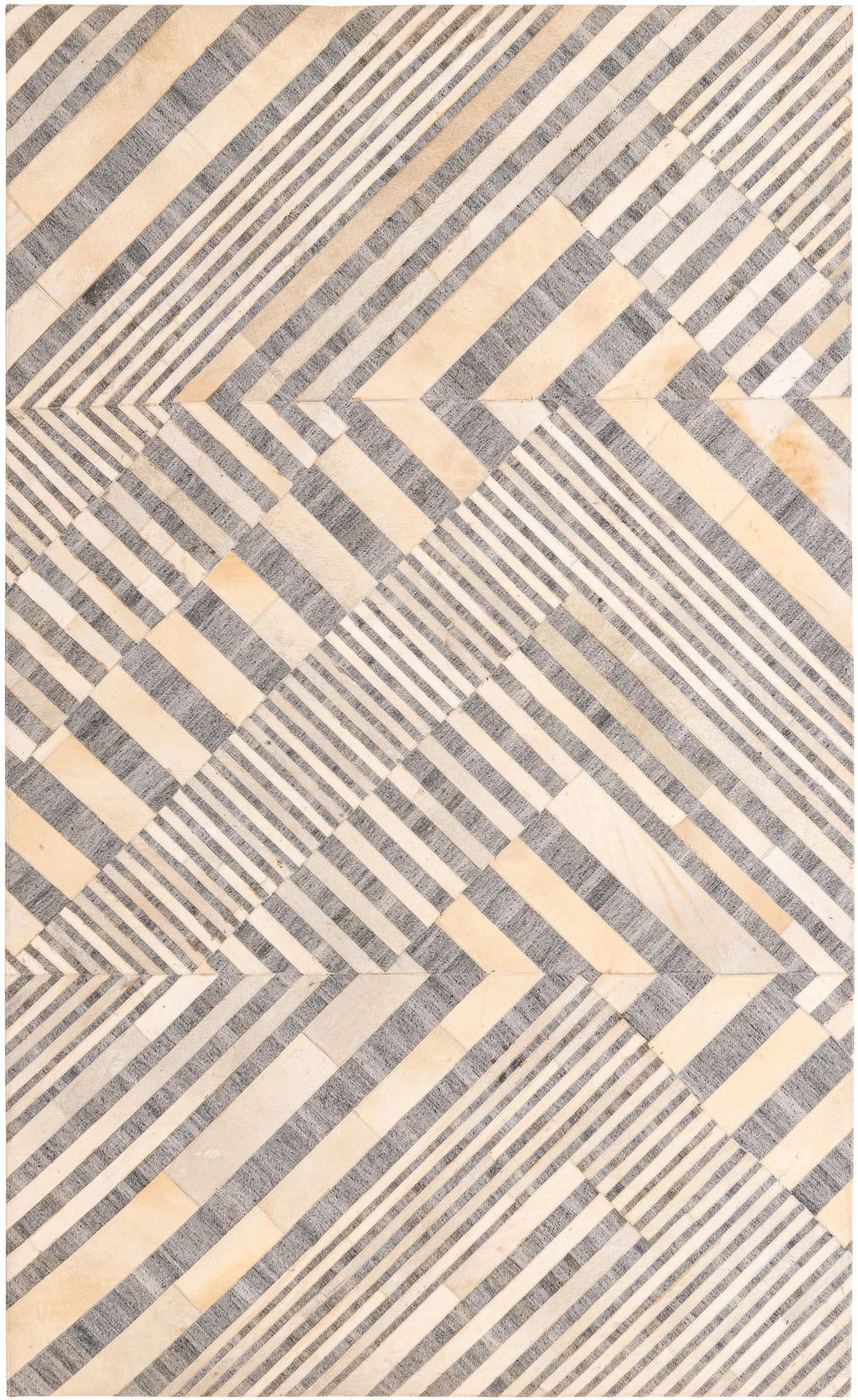5' 1 x 8' 3 Cowhide Rug