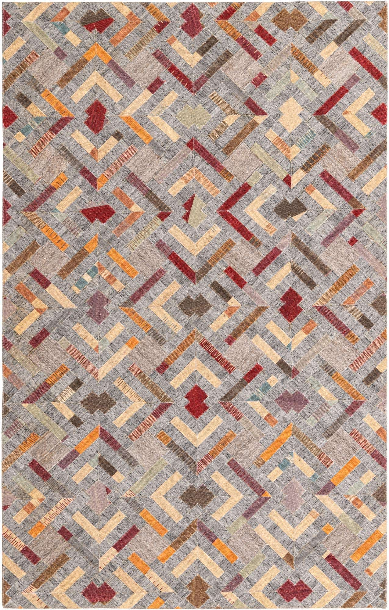 5' x 7' 10 Cowhide Rug