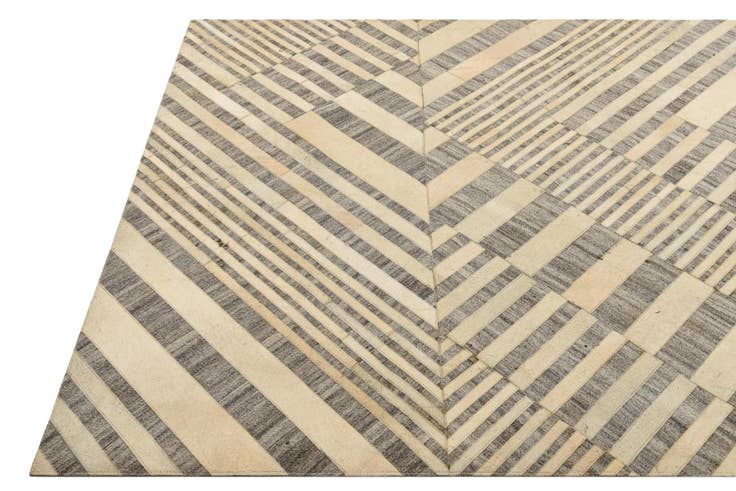 Detail image of 5' 1 x 8' 1 Cowhide Rug