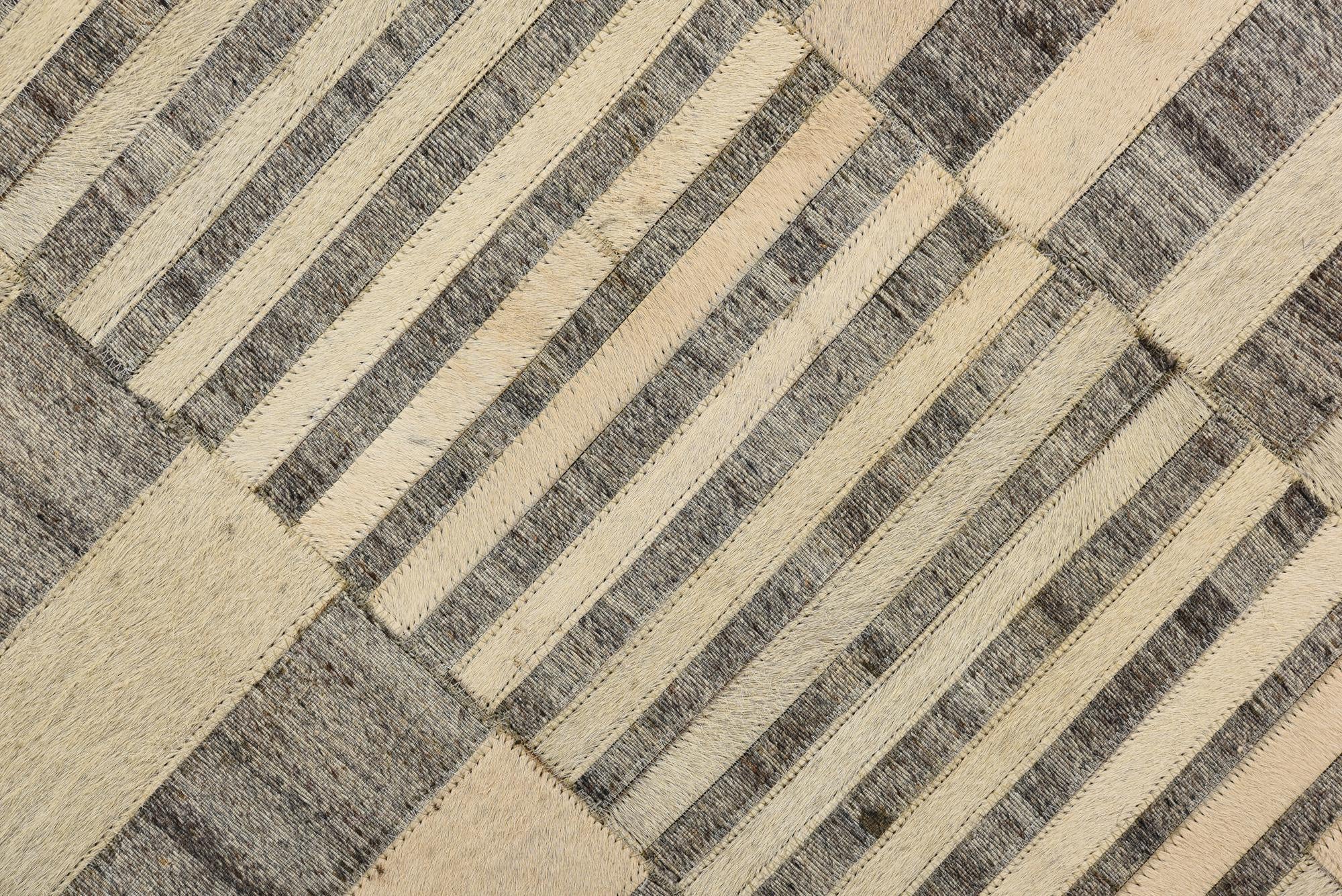 5' 1 x 8' 1 Cowhide Rug
