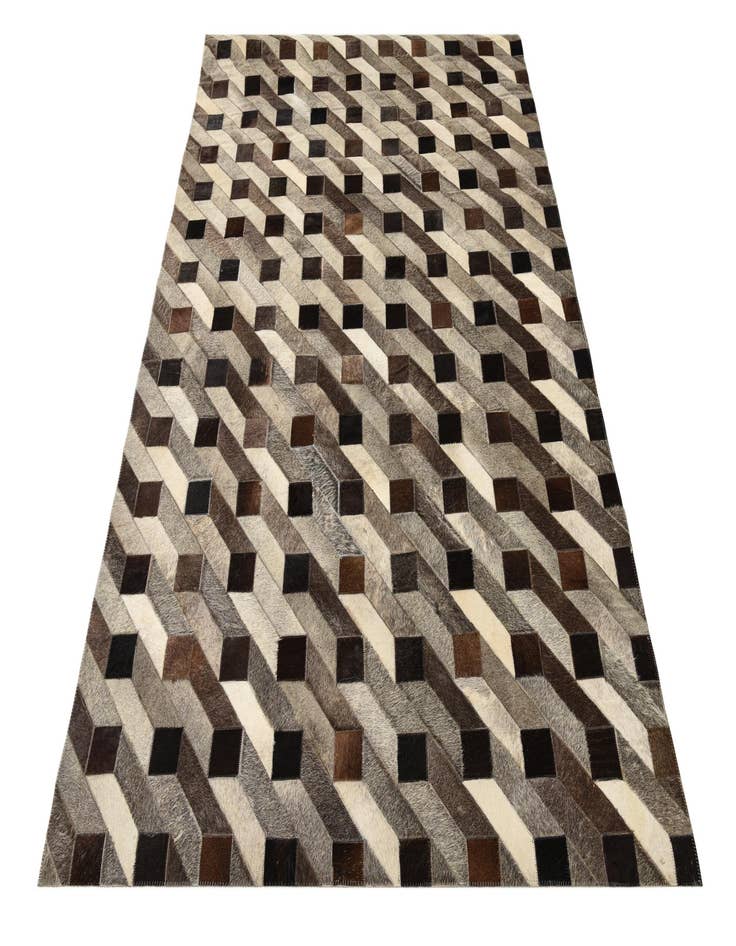 Detail image of 5' 1 x 7' 5 Cowhide Rug