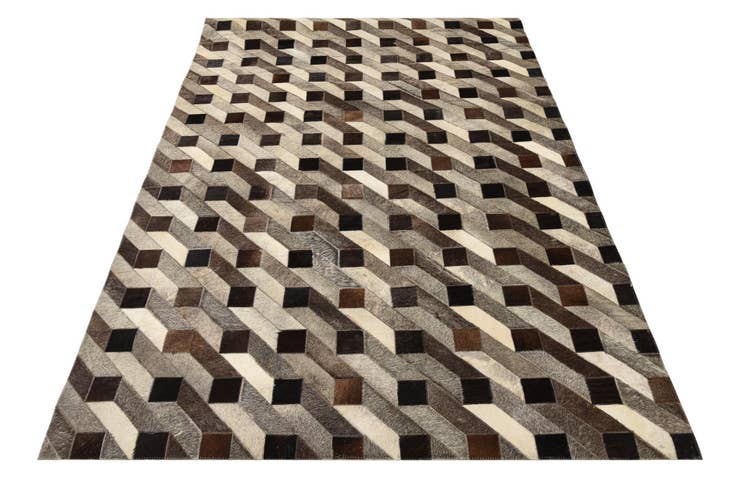 Detail image of 5' 1 x 7' 5 Cowhide Rug