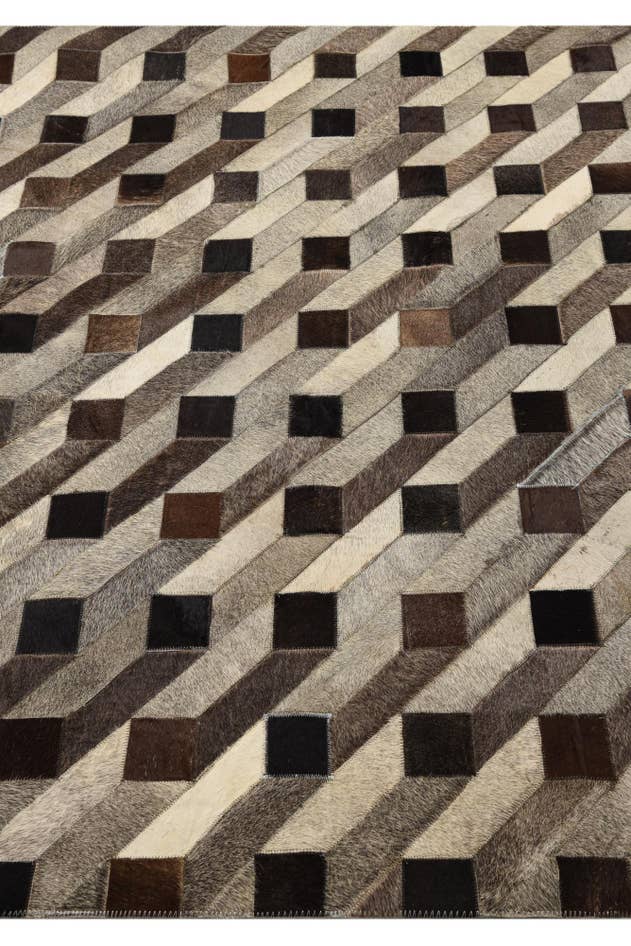 Detail image of 5' 1 x 7' 5 Cowhide Rug