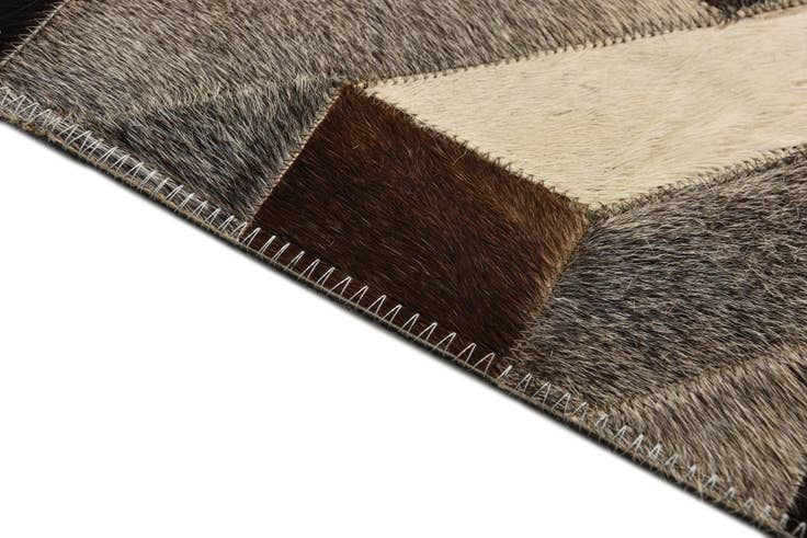 Detail image of 5' 1 x 7' 5 Cowhide Rug