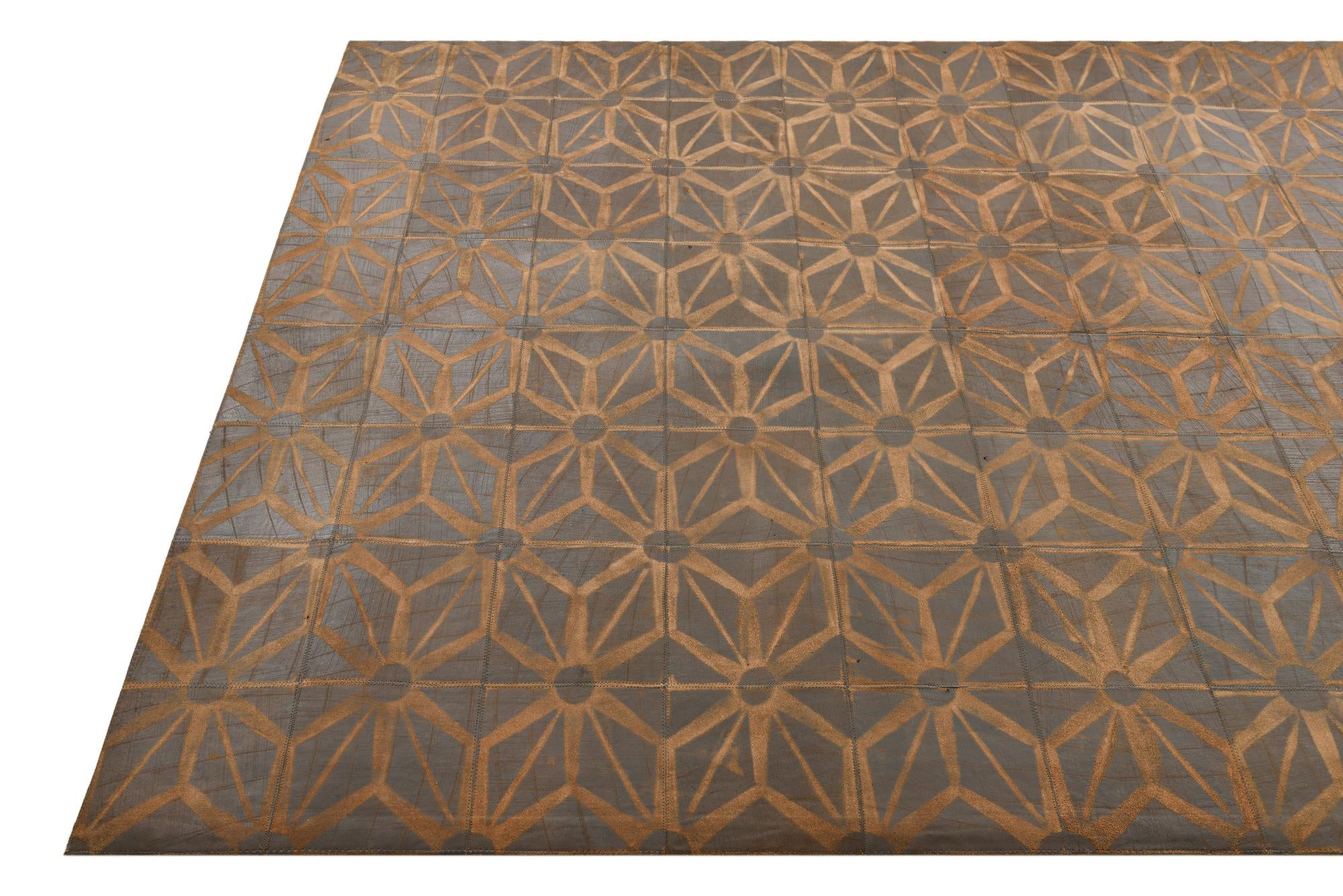 5' 3 x 8' Cowhide Rug