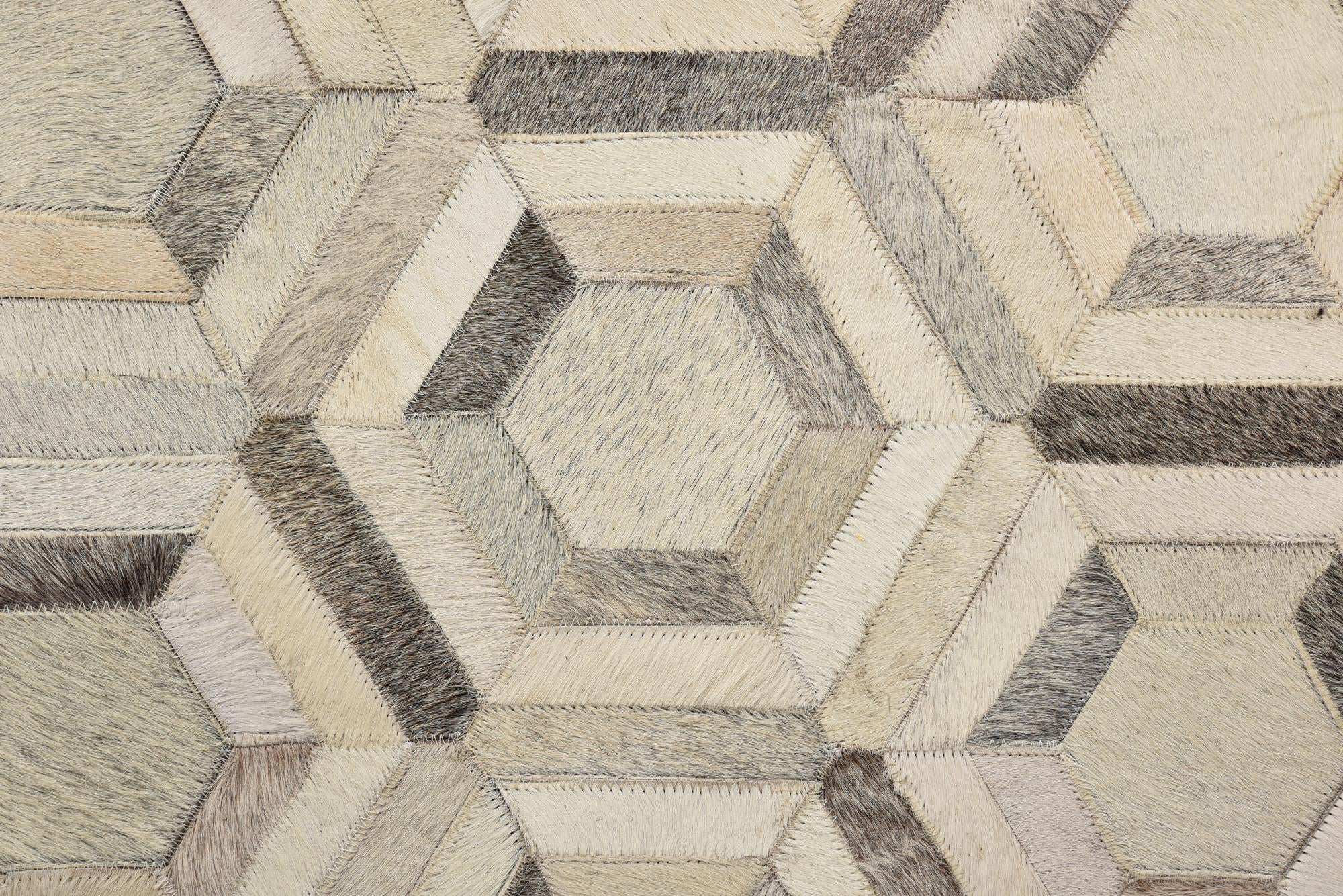 5' x 7' 1 Cowhide Rug