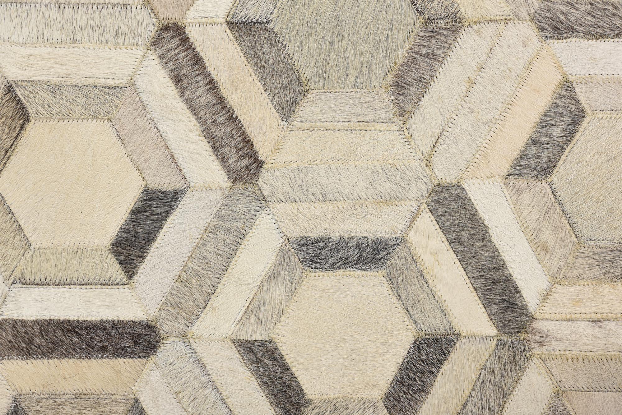 5' x 7' 1 Cowhide Rug