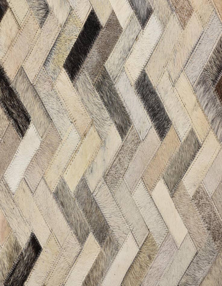 Detail image of 4' 8 x 6' 7 Cowhide Rug