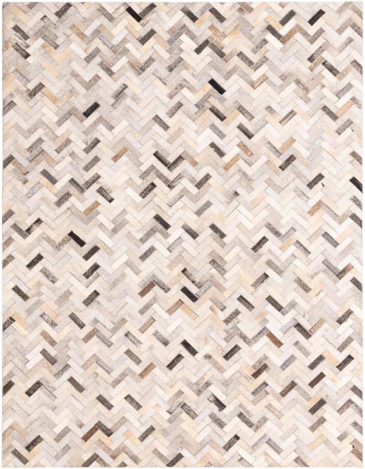 Detail image of 4' 8 x 6' 7 Cowhide Rug