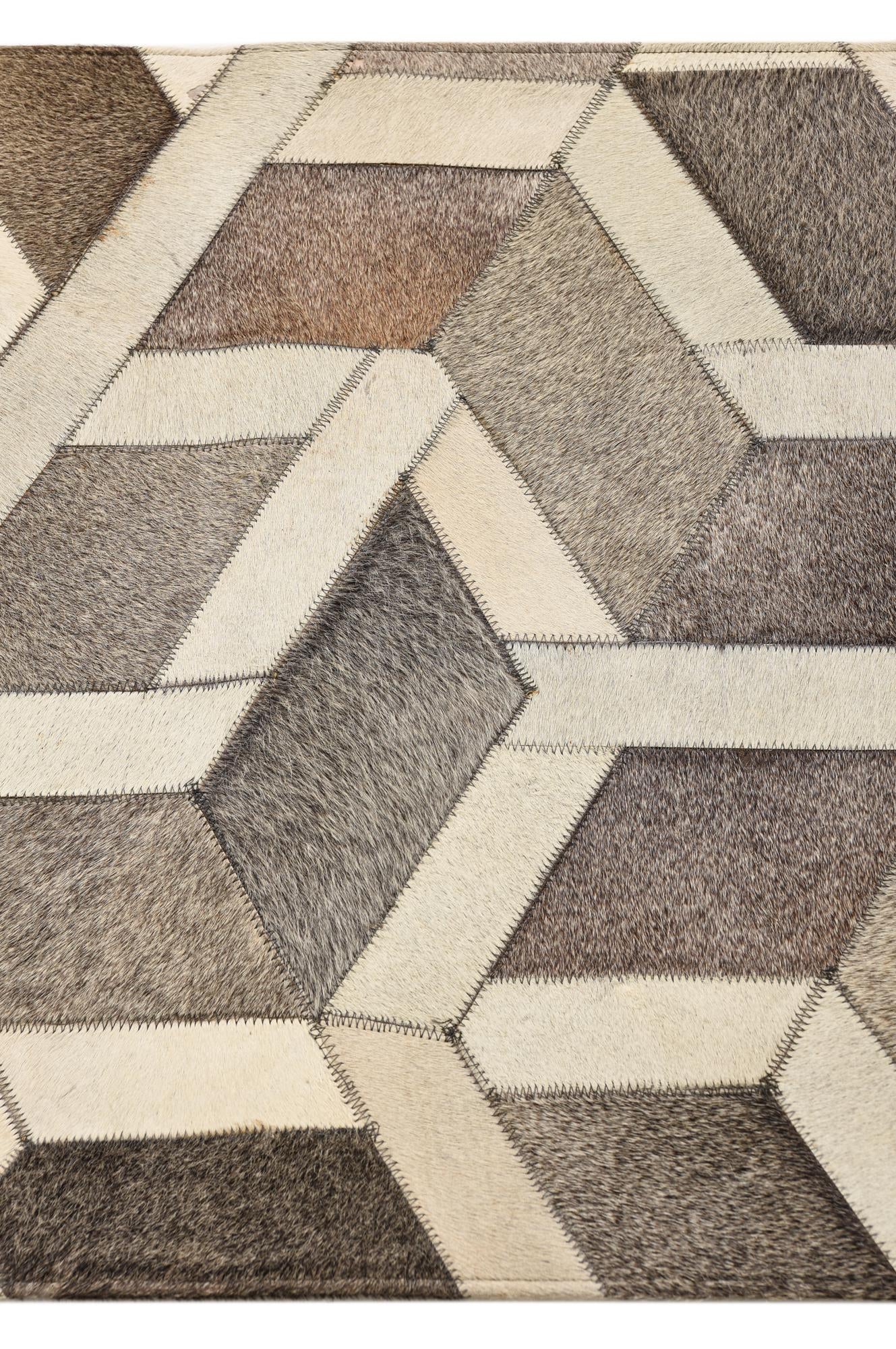 2' x 3' 1 Cowhide Rug