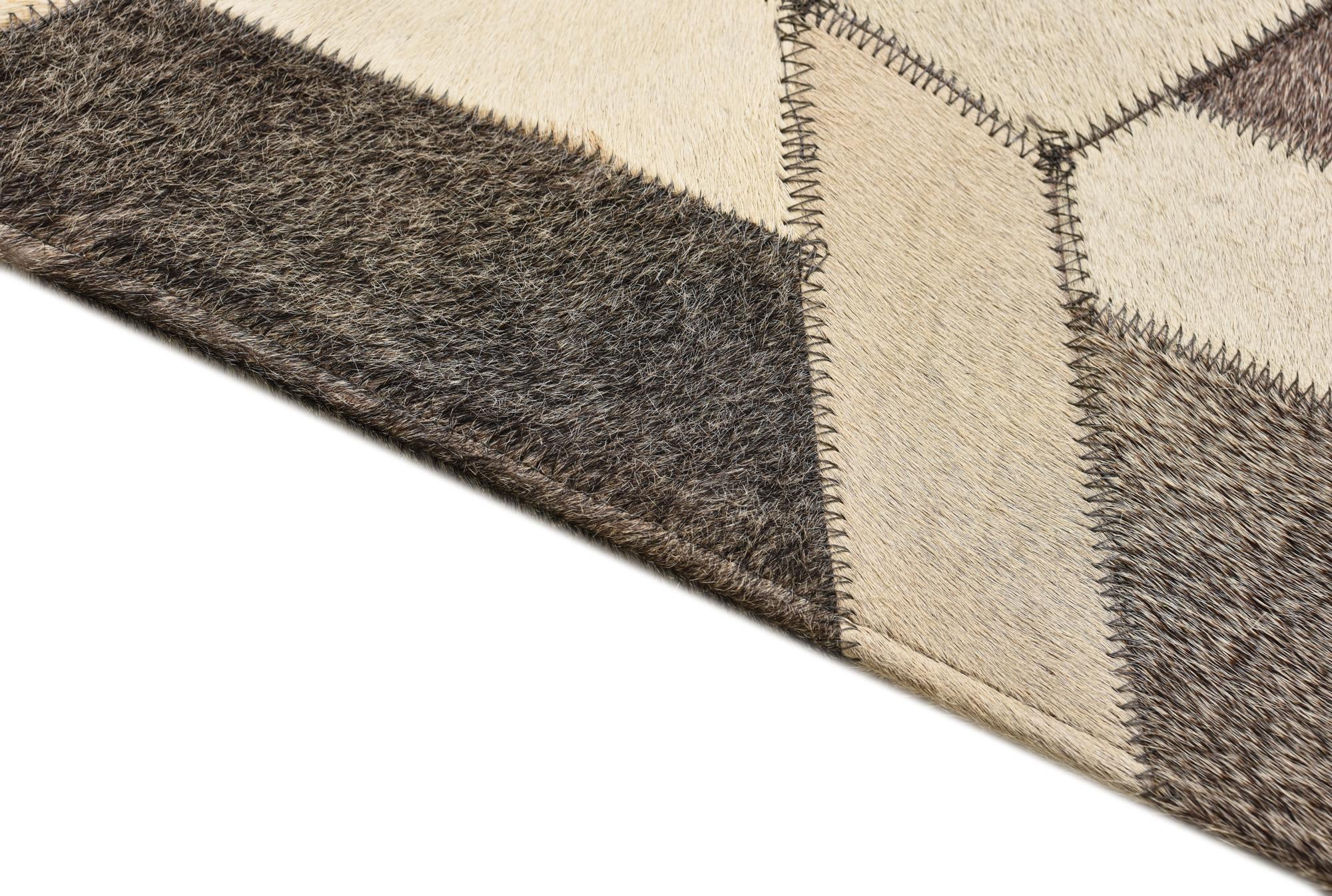 2' x 3' 1 Cowhide Rug