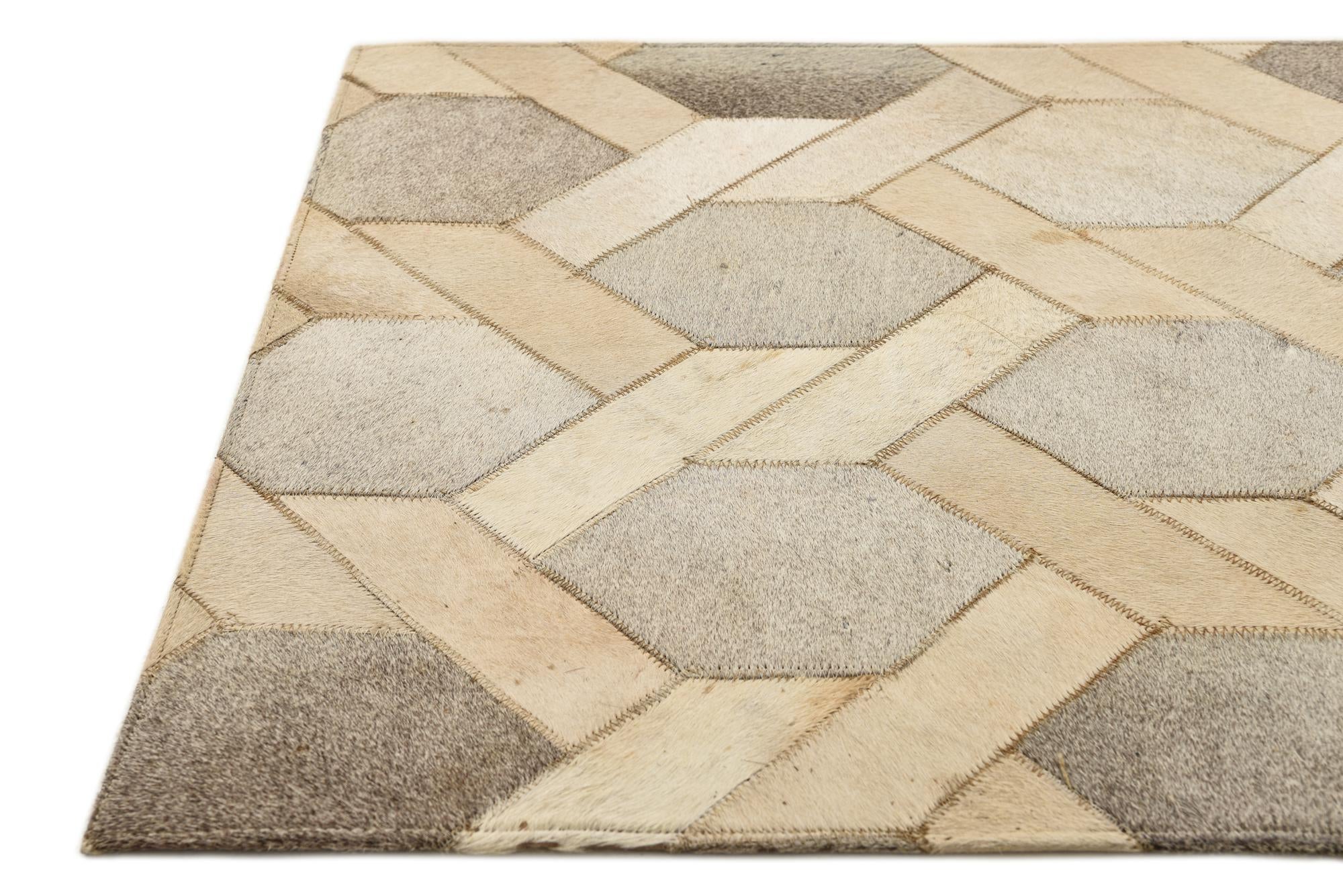 1' 10 x 2' 8 Cowhide Rug