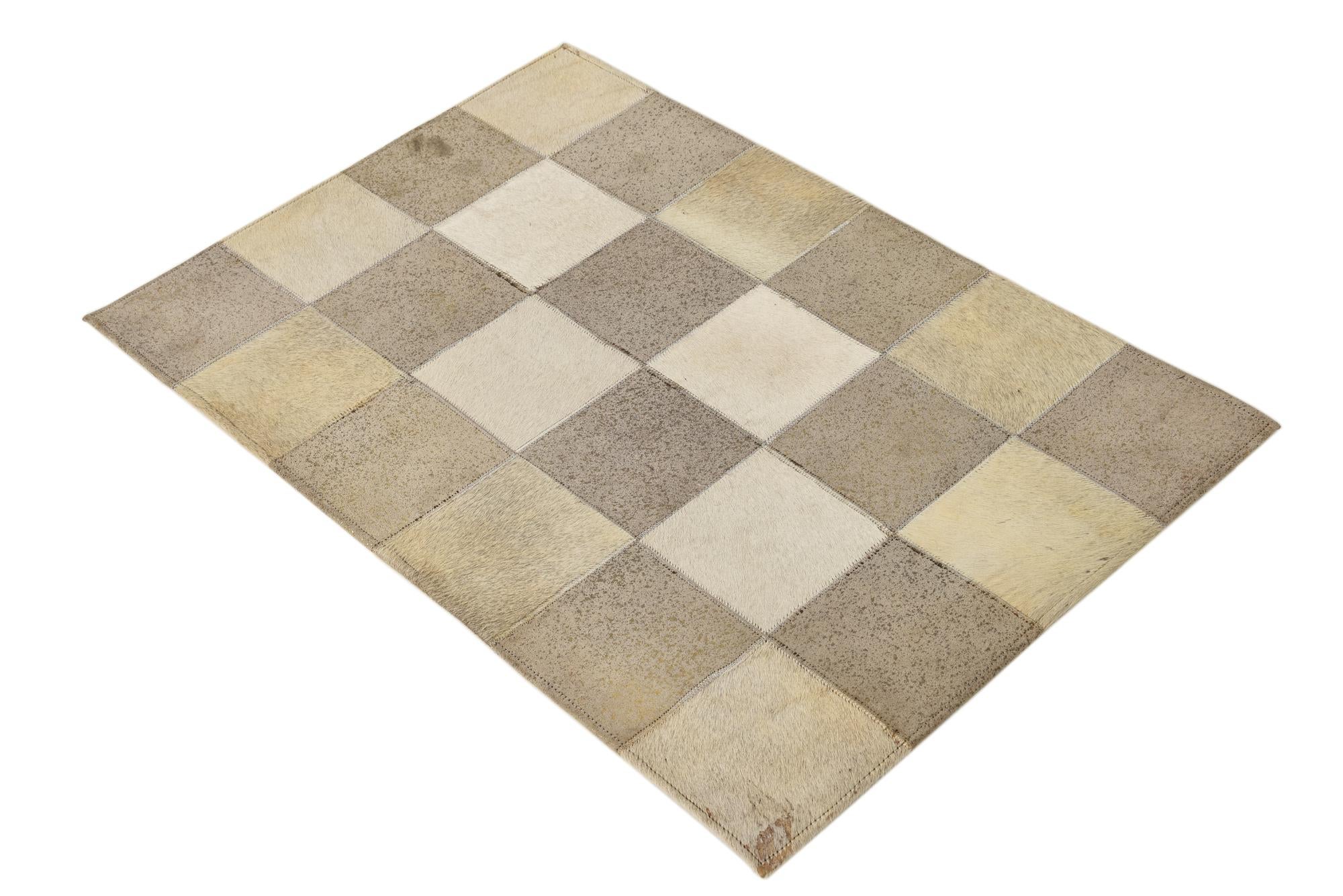 2' 1 x 3' 1 Cowhide Rug
