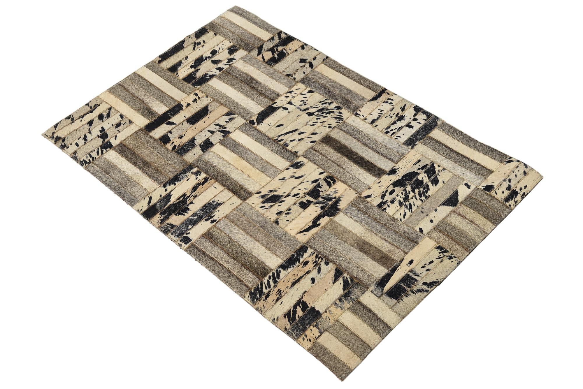 2' x 3' 1 Cowhide Rug