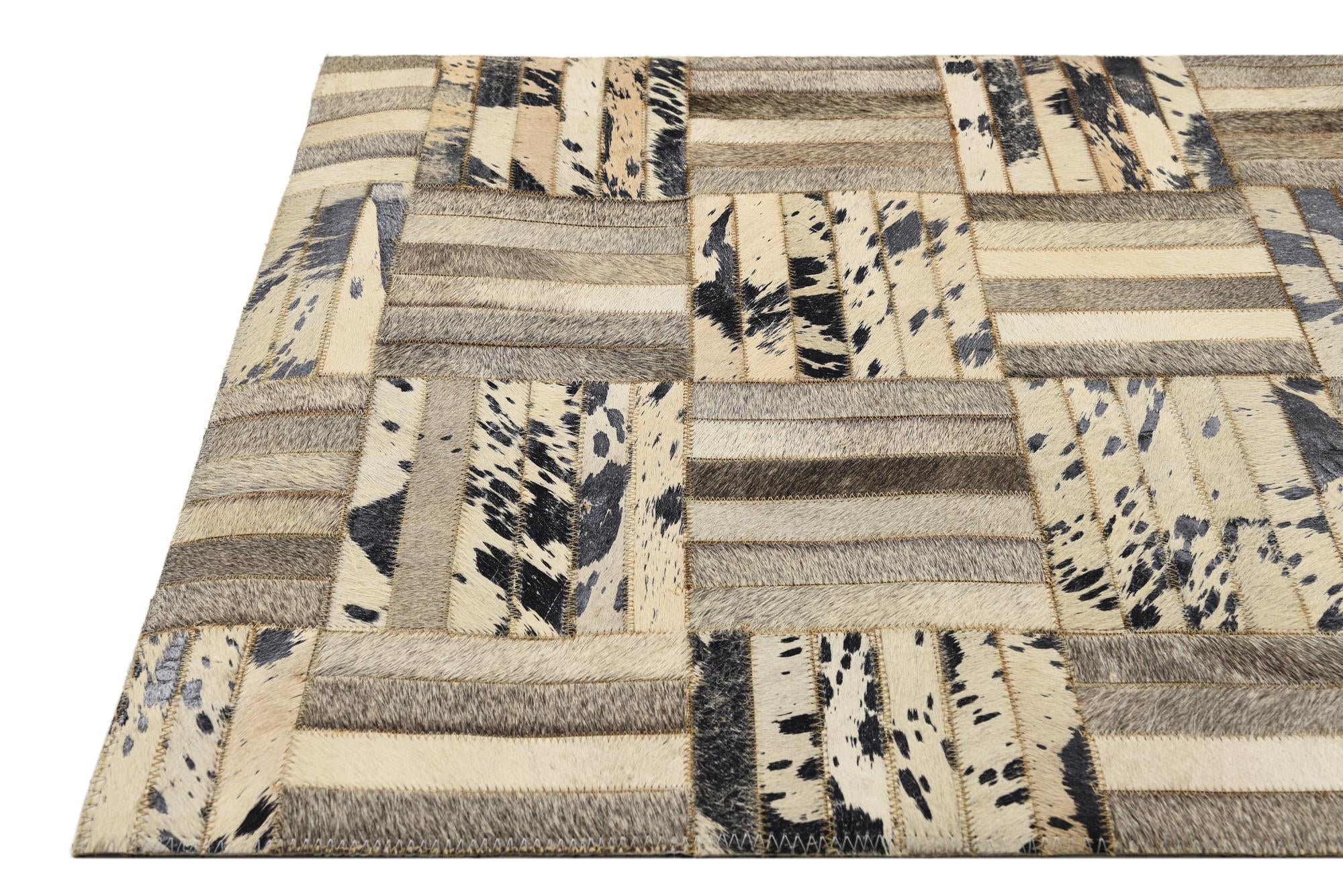 2' x 3' 1 Cowhide Rug