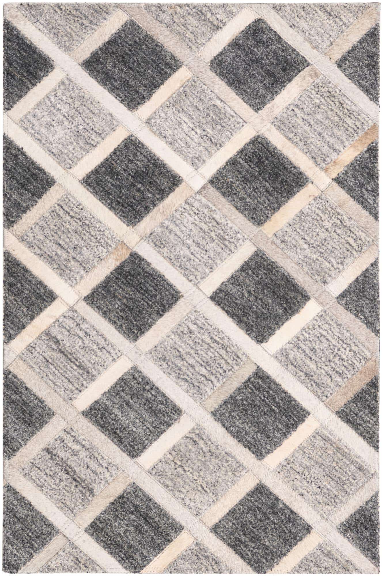 2' x 3' 1 Cowhide Rug