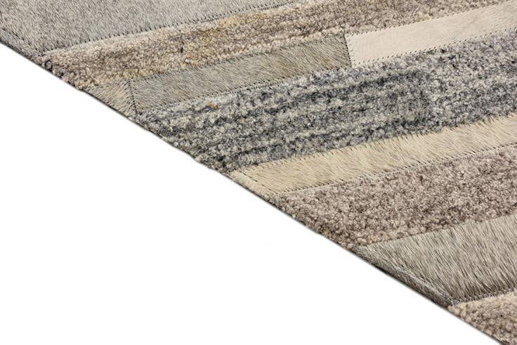 Detail image of 2' 1 x 3' Cowhide Rug
