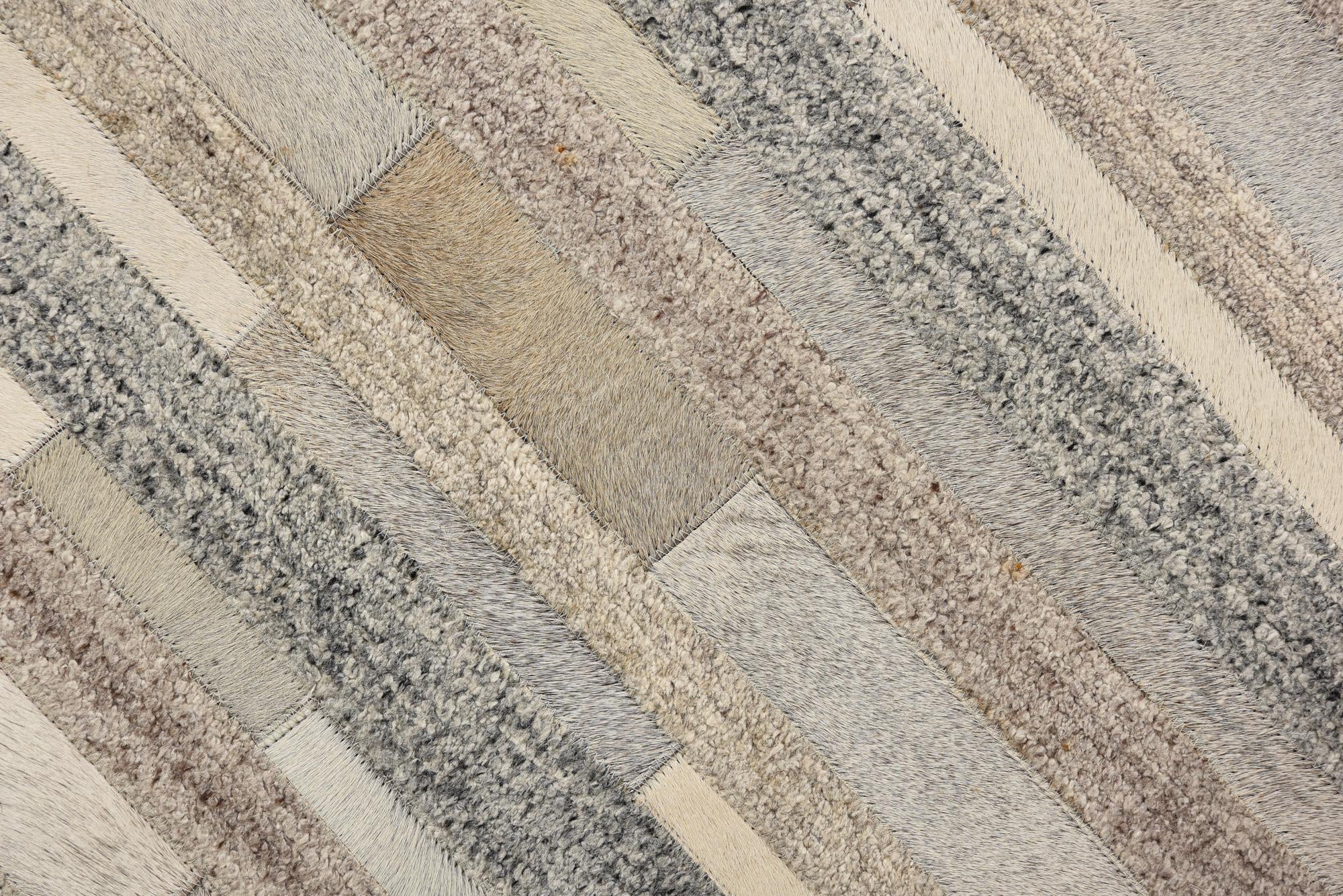2' 1 x 3' 1 Cowhide Rug