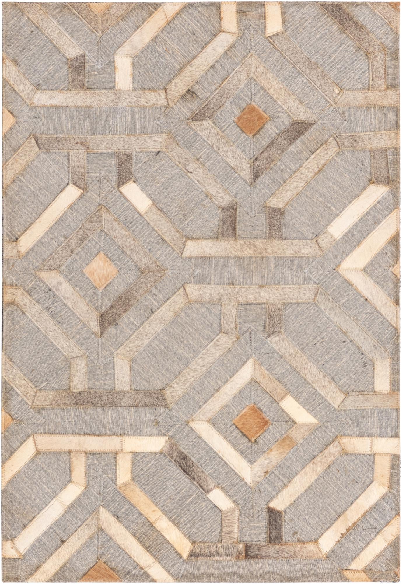 2' 3 x 3' 1 Cowhide Rug