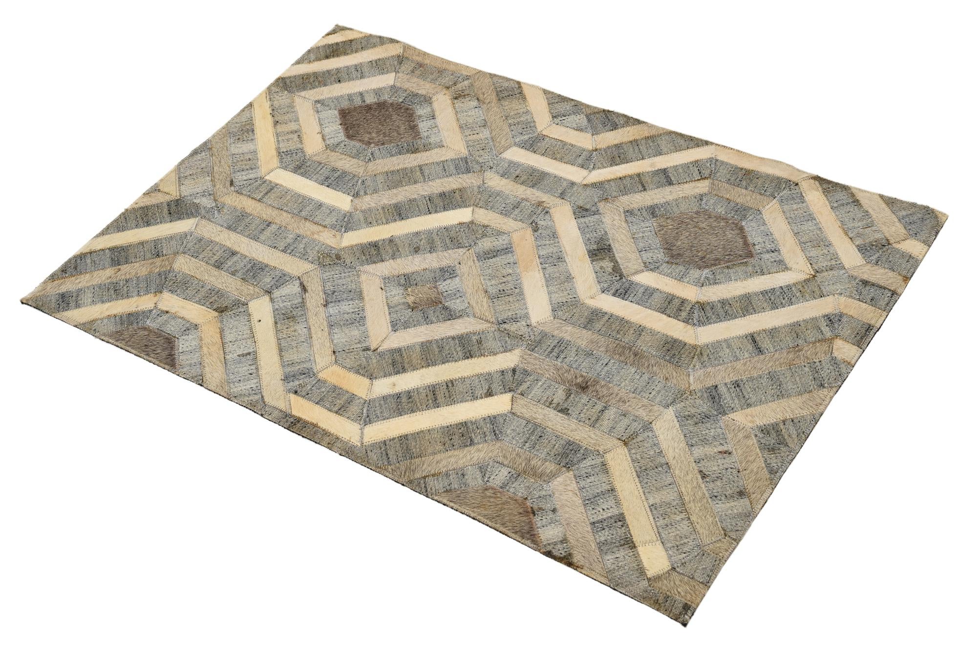 2' 2 x 3' 1 Cowhide Rug