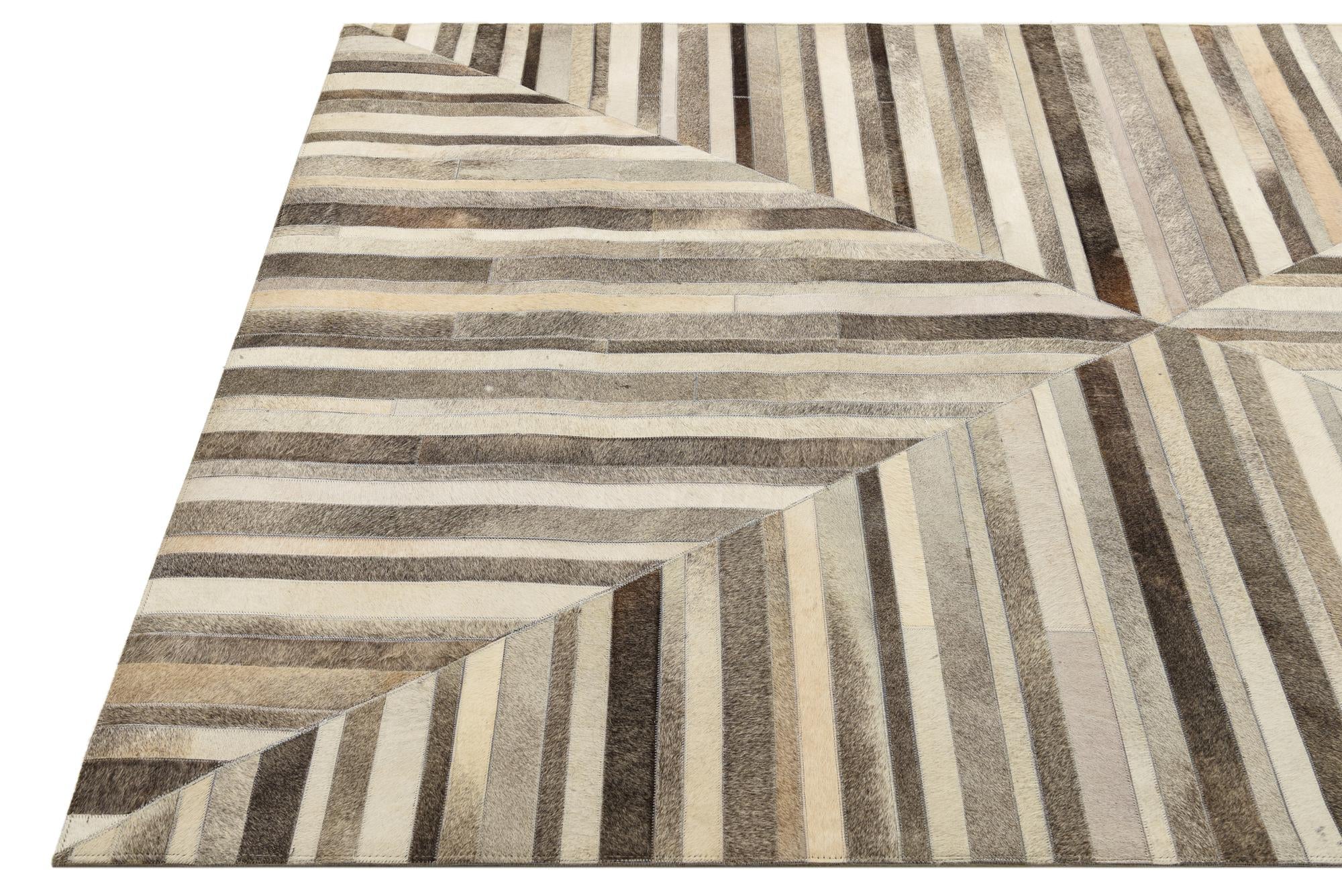 5' 2 x 8' Cowhide Rug
