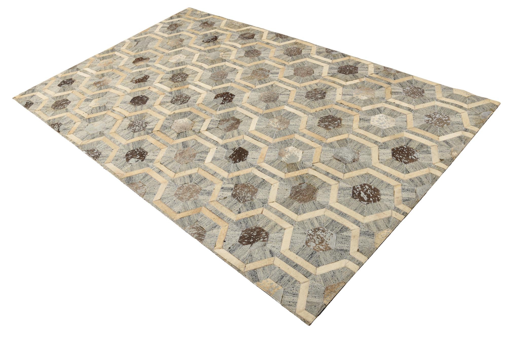 5' x 8' Cowhide Rug