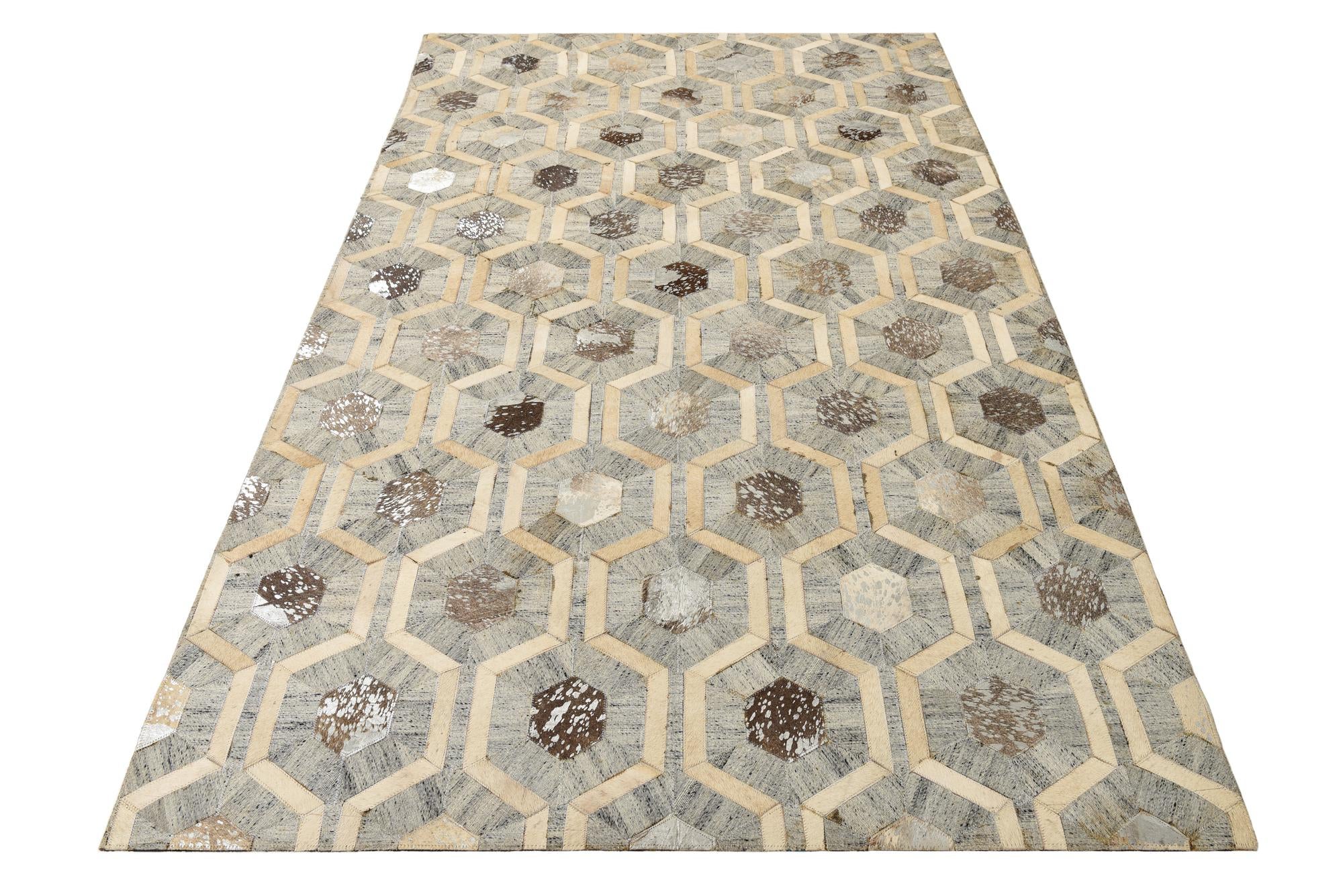 5' x 8' Cowhide Rug