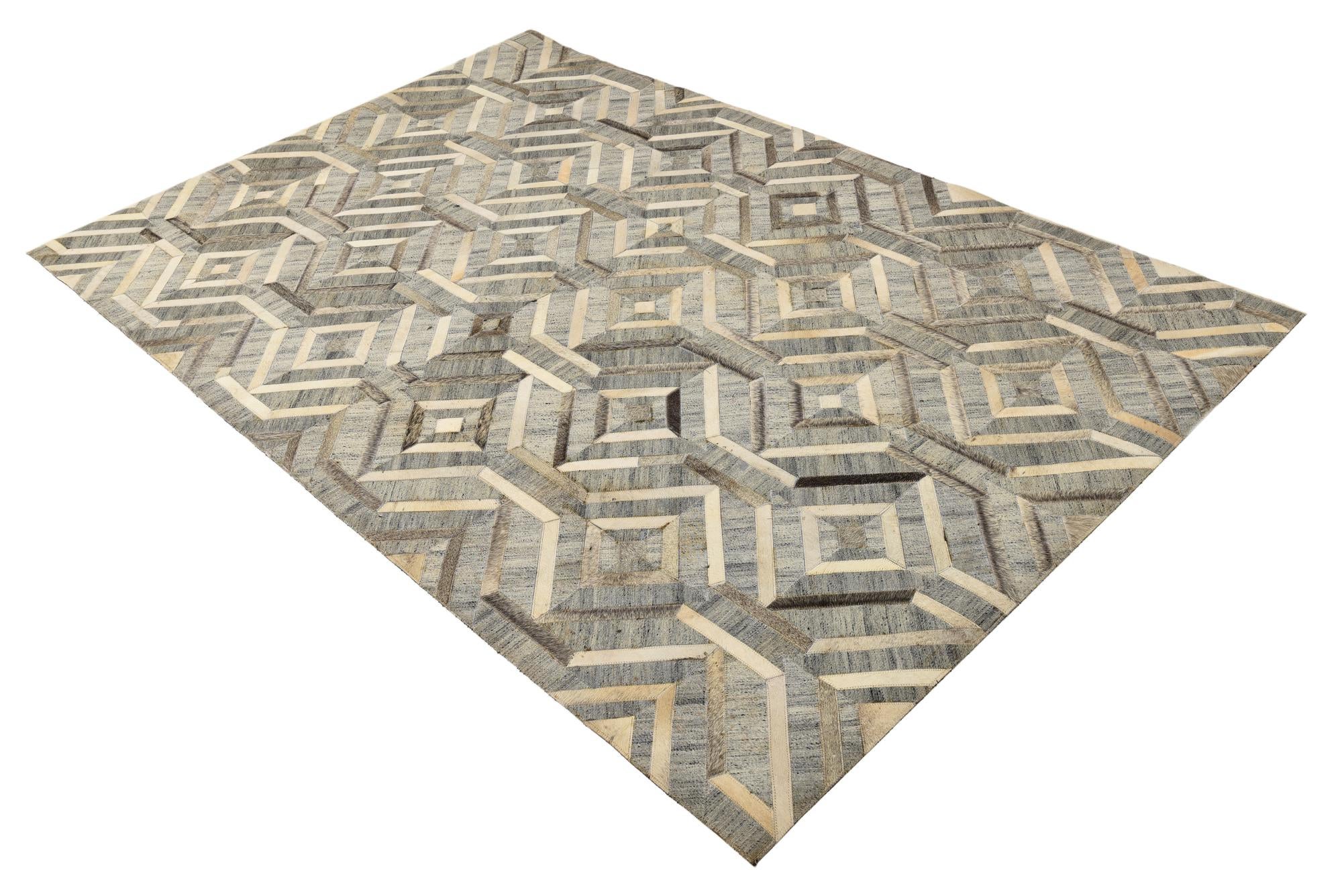 5' 2 x 8' Cowhide Rug