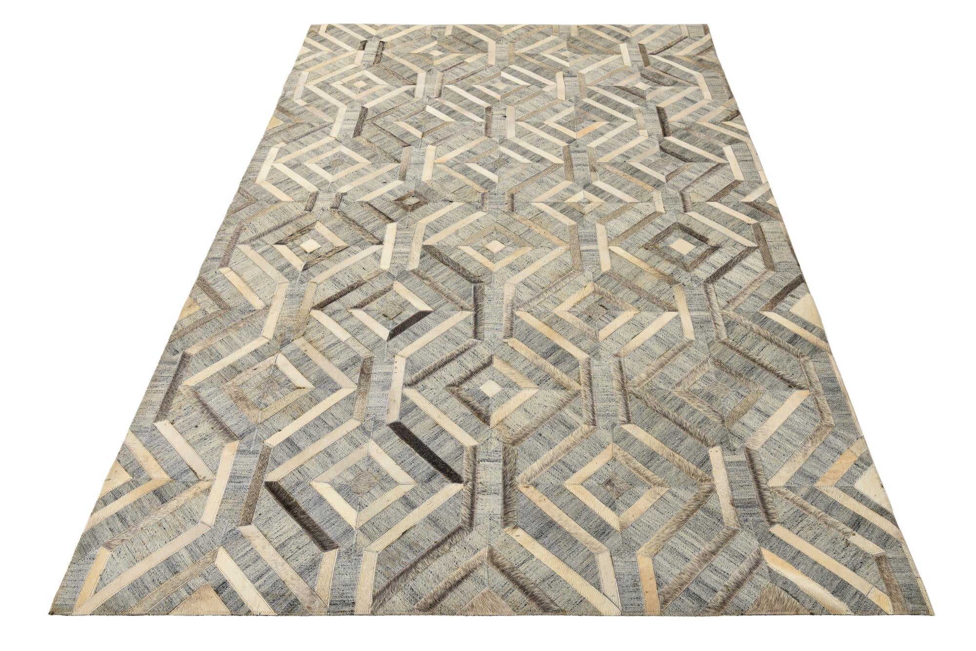 5' 2 x 8' Cowhide Rug
