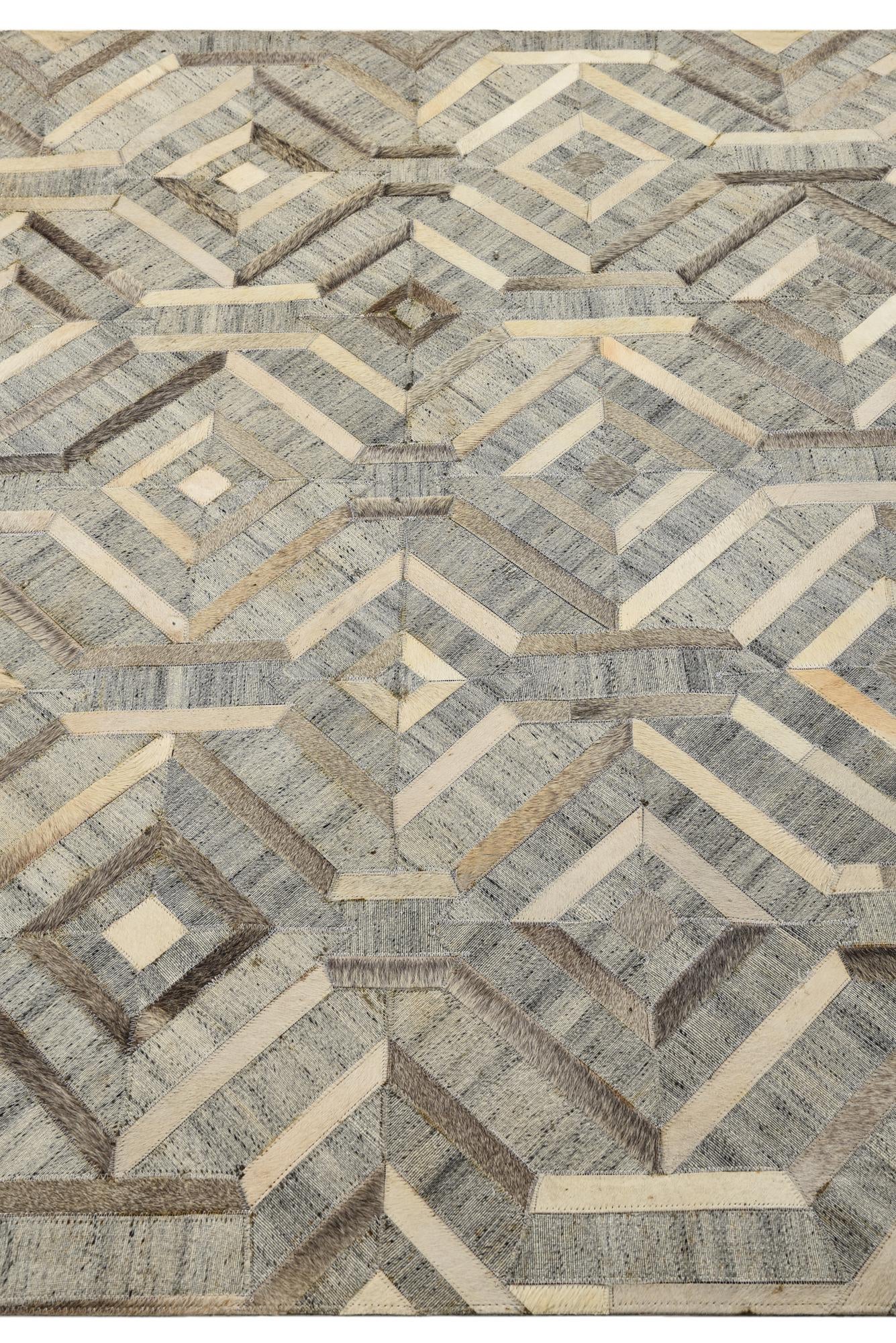 5' 2 x 8' Cowhide Rug