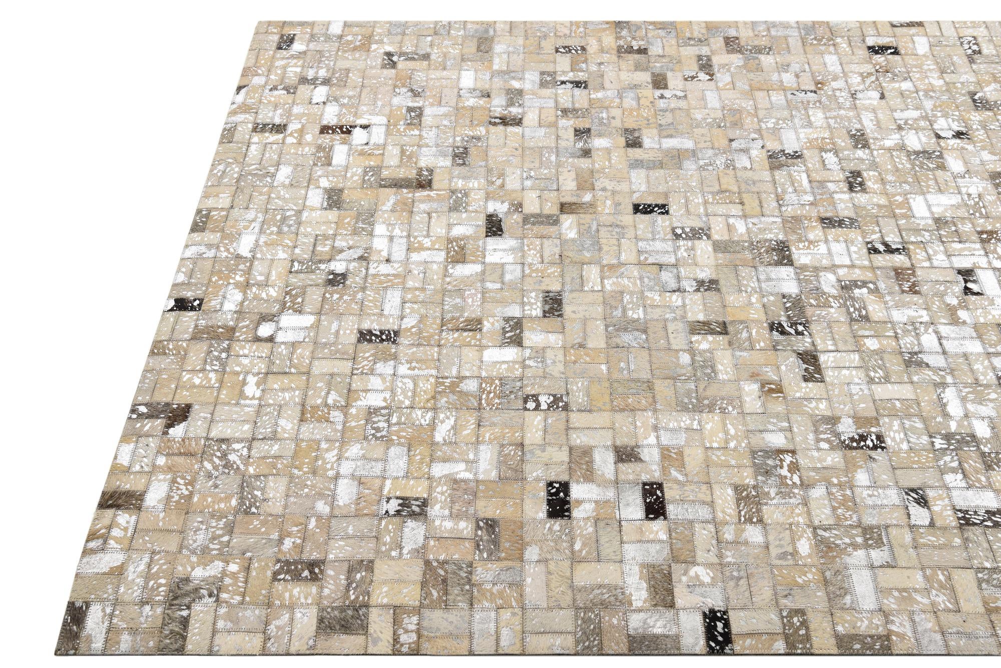 4' 9 x 6' 6 Cowhide Rug