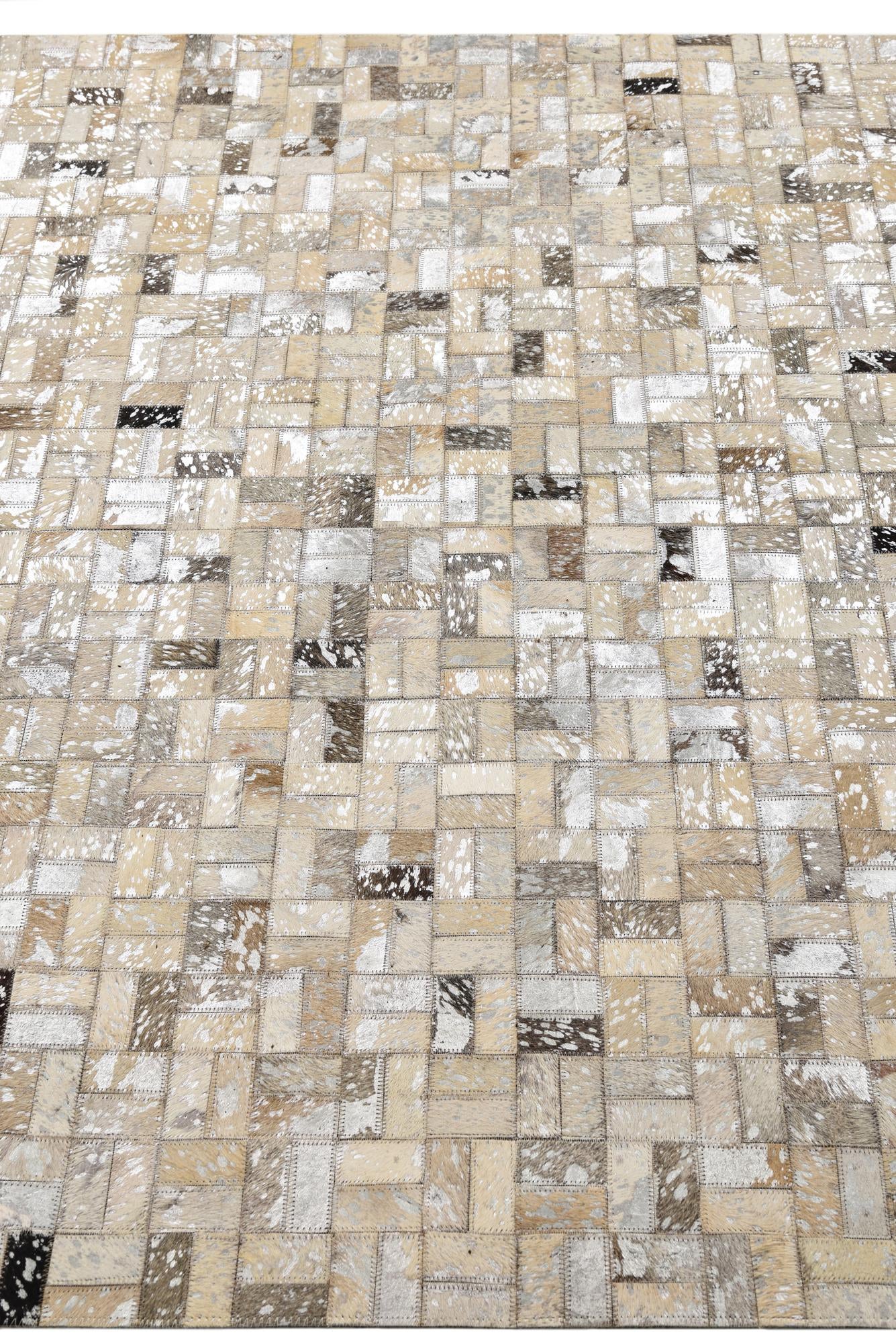 4' 9 x 6' 6 Cowhide Rug