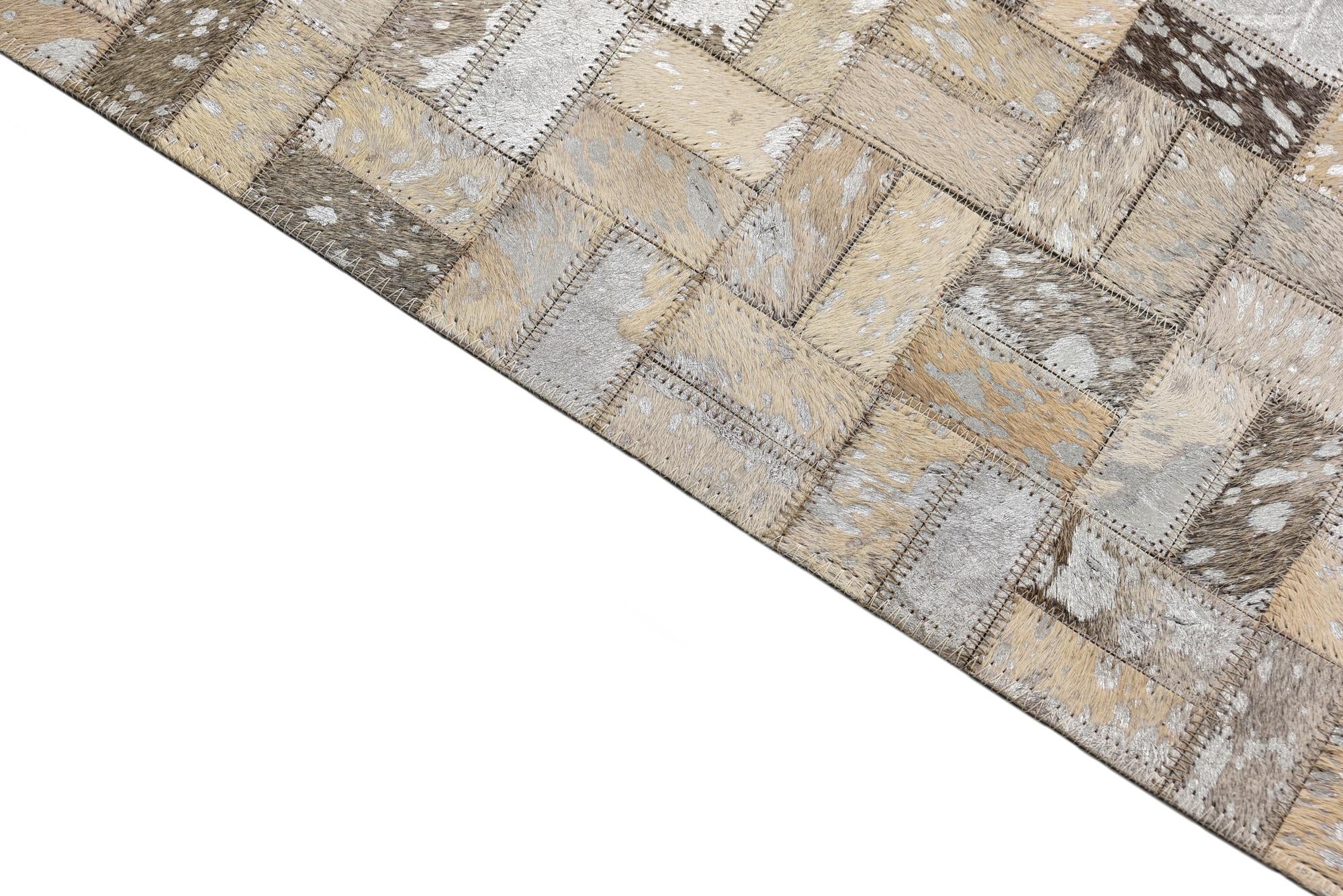 4' 9 x 6' 6 Cowhide Rug