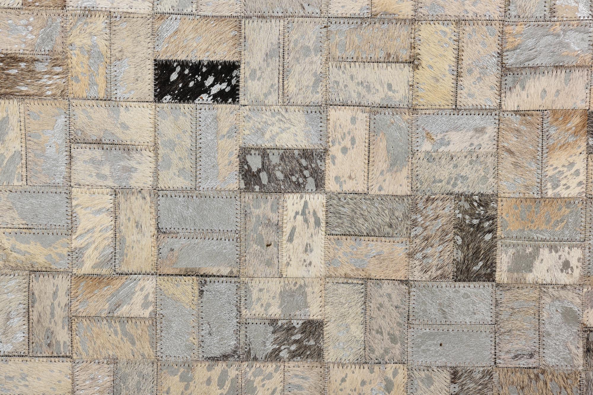 4' 9 x 6' 6 Cowhide Rug